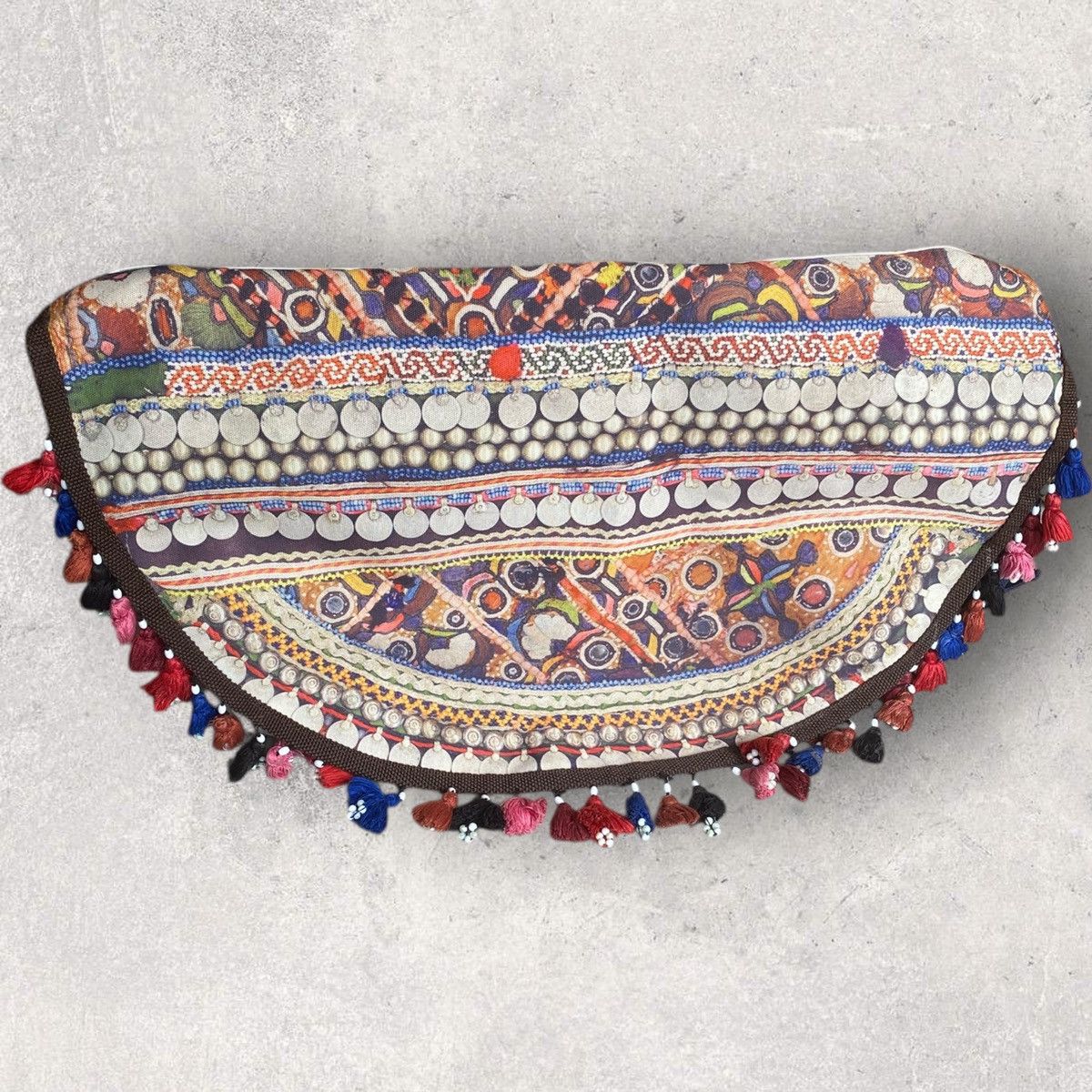 Undercover Ss08 Ethnic Messenger Sling Bag in Blue, Men's