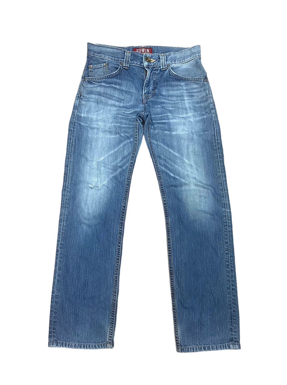 Edwin 💥BEST OFFER💥EDWIN EXCLUSIVE VINTAGE DISTRESSED DENIM Size US 33 - 1 Thumbnail