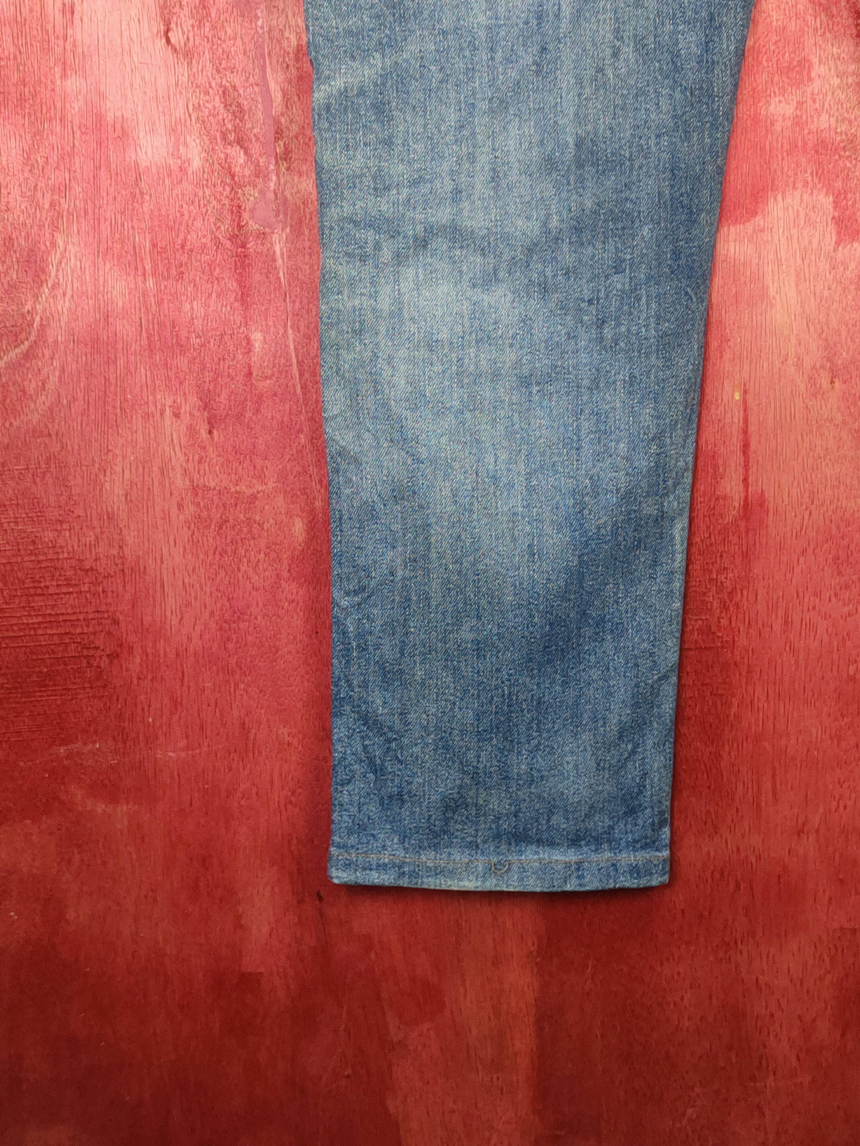 Japanese Brand Uniqlo Blue Distressed Ripped Jeans #S1638 Size US 34 / EU 50 - 9 Thumbnail