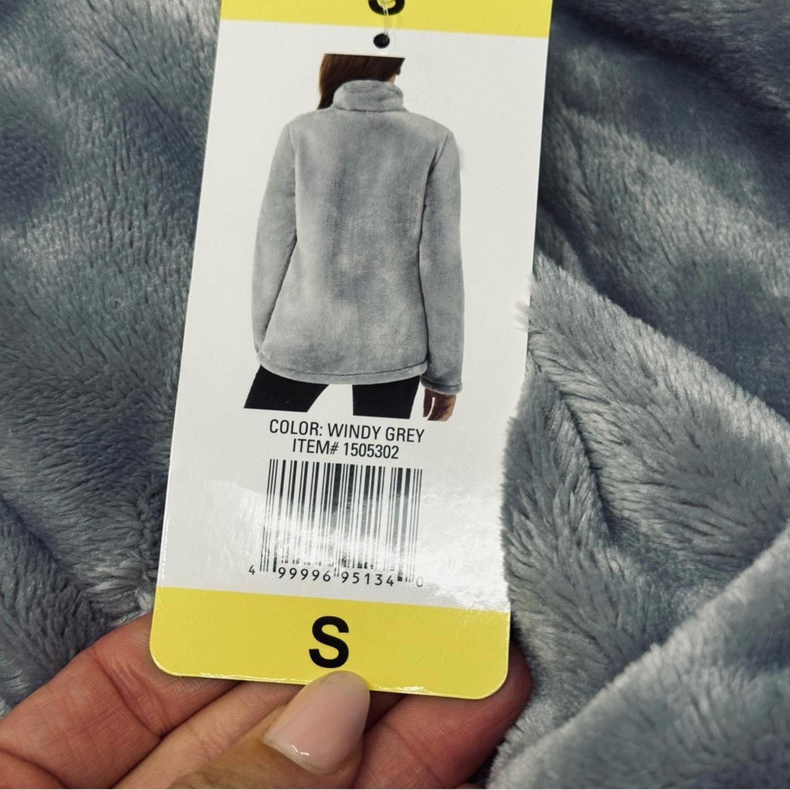 Designer NWT. 32 Degrees. Plush Full Zip Jacket Grisaille Size Small. Size S / US 4 / IT 40 - 9 Thumbnail