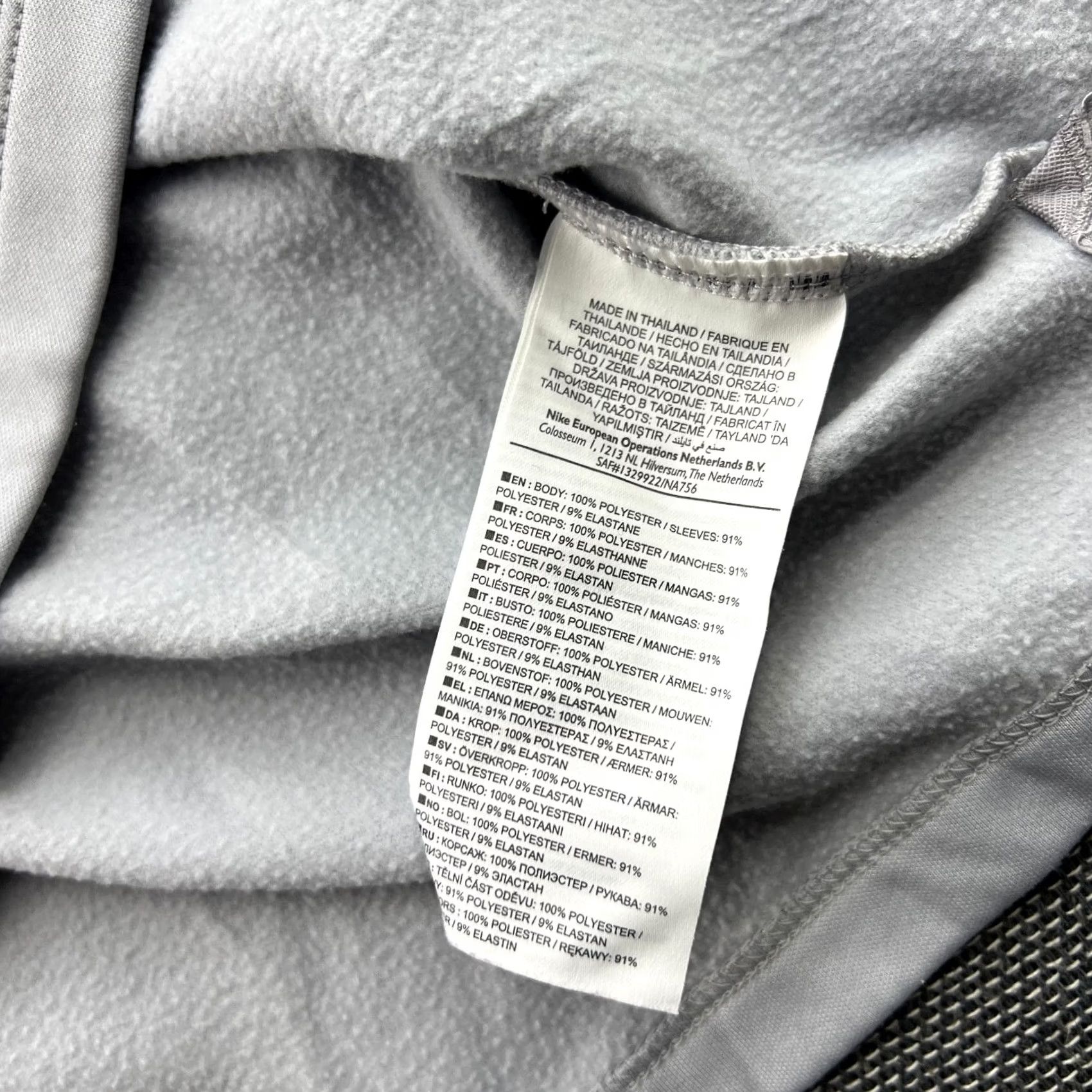 Nike Tottenharm 2018 2019 Drill Top 1/4 Zip Mens Medium Football Nike Training Gray Shirt Sports Football Nike Mens M Gray Size US M / EU 48-50 / 2 - 7 Thumbnail