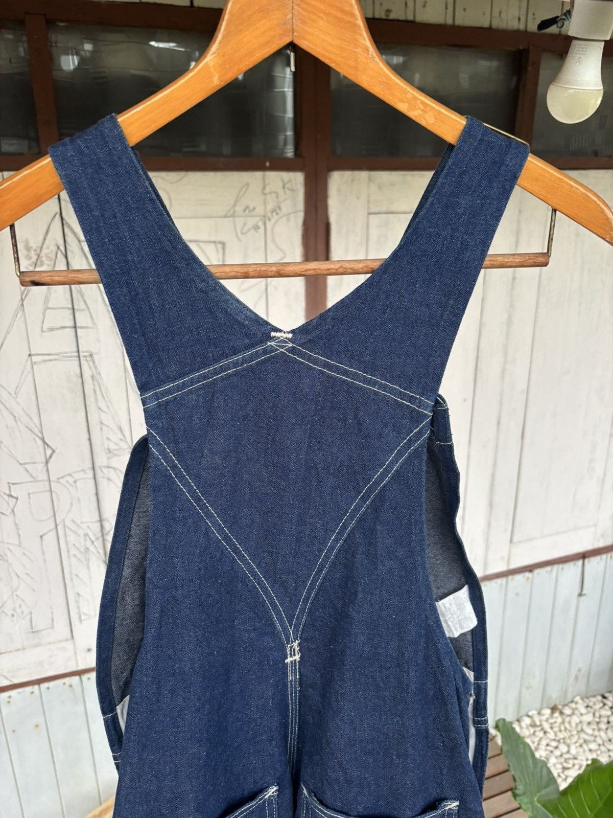 Carhartt × Vintage Vintage 1990’s-1980’s Carhartt Denim Bib Overall Size 28x32 Size US S / EU 44-46 / 1 - 15 Thumbnail