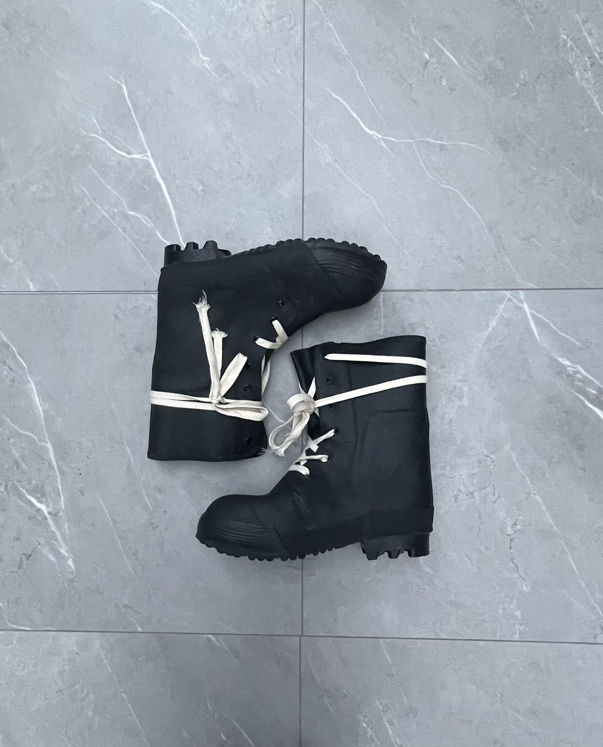 Vintage 1970s Vintage Military Black Combat Bunny Boots Size US 10.5 / EU 43-44 - 4 Thumbnail