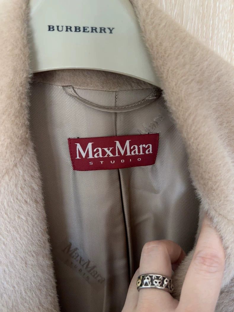 Max Mara Max Mara Studio Camel Alpaca Coat Size L / US 10 / IT 46 - 2 Thumbnail