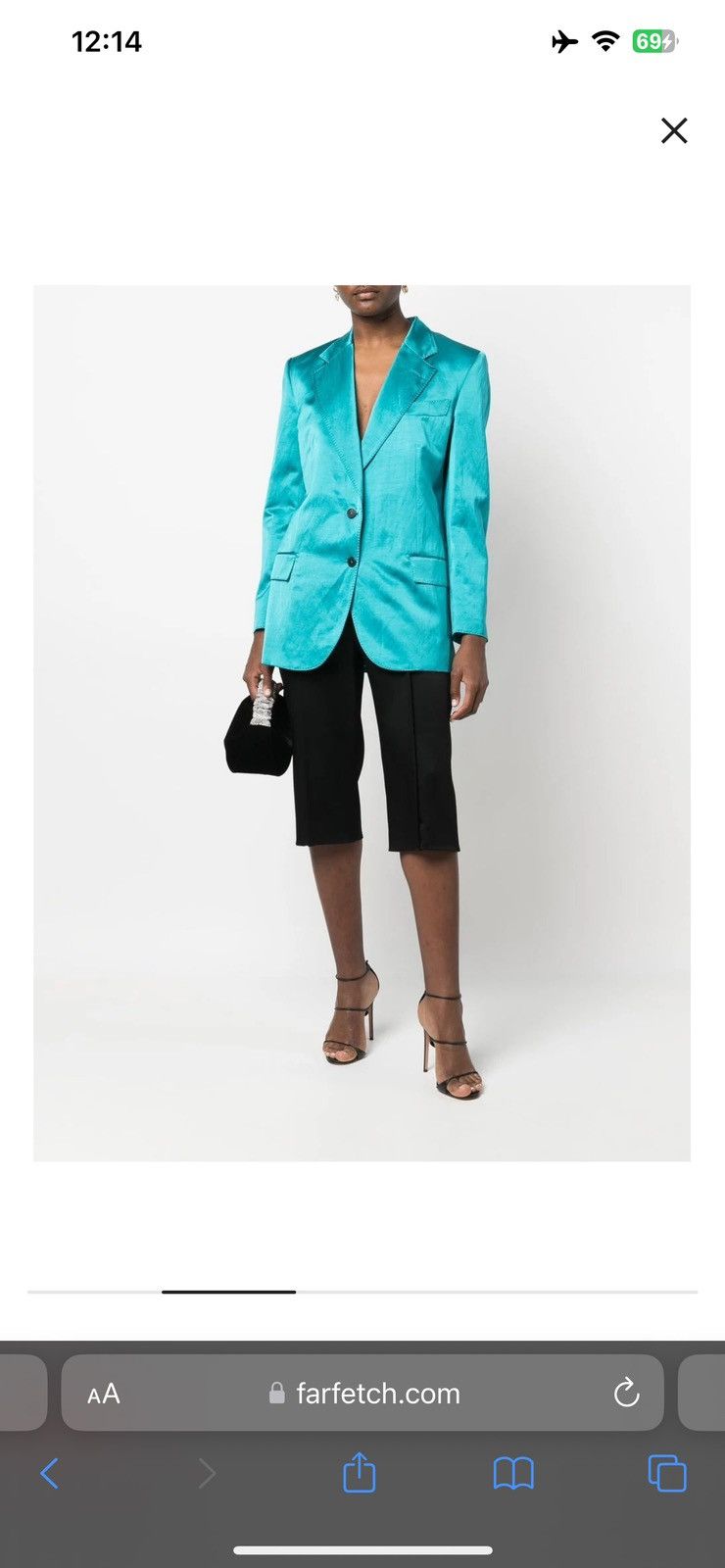 Tom Ford Brand new Tom Ford satin blazer Size XS / US 0-2 / IT 36-38 - 2 Thumbnail