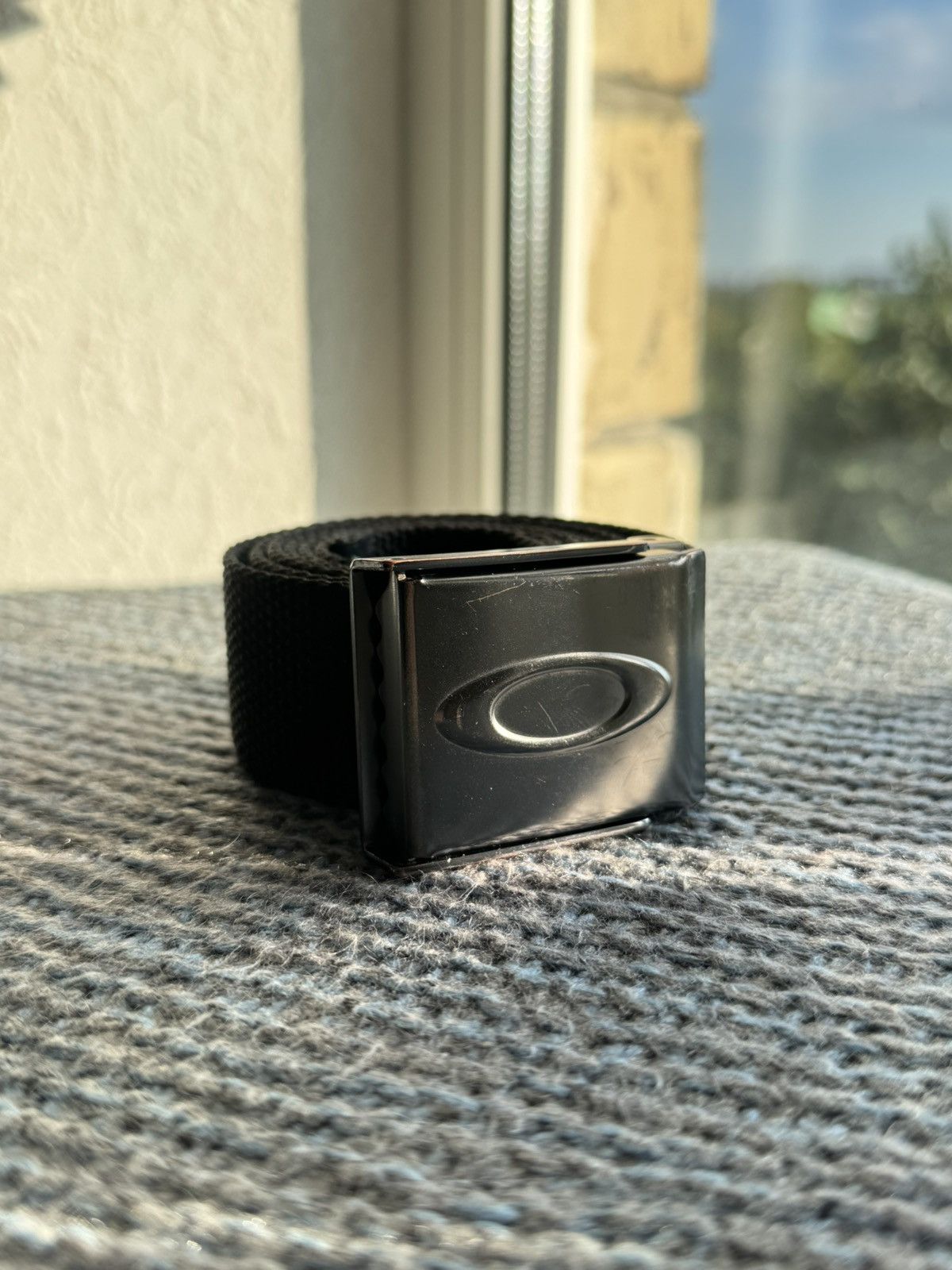 小物 Oakley 00s belt Oakley × Vintage RARE Vintage Oakley Leather Skull Belt VTG