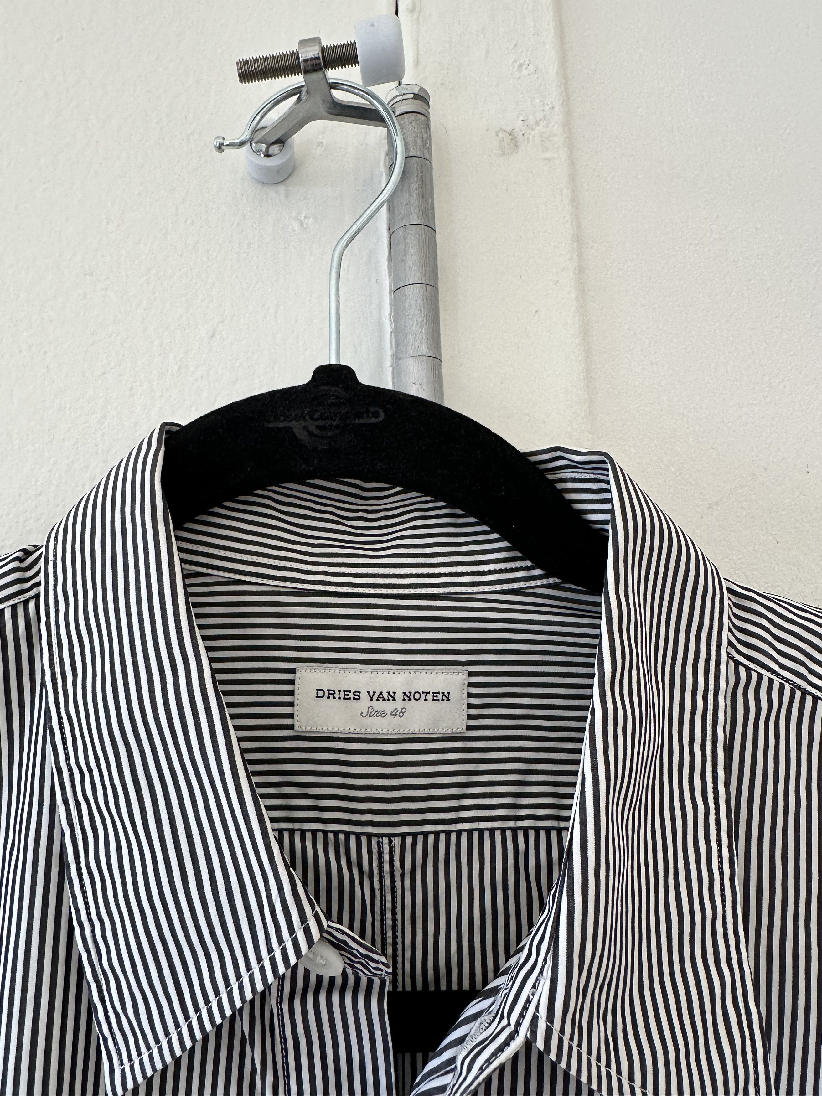 Dries Van Noten Dries Van Noten Striped Button Up Shirt Size US M / EU 48-50 / 2 - 3 Thumbnail