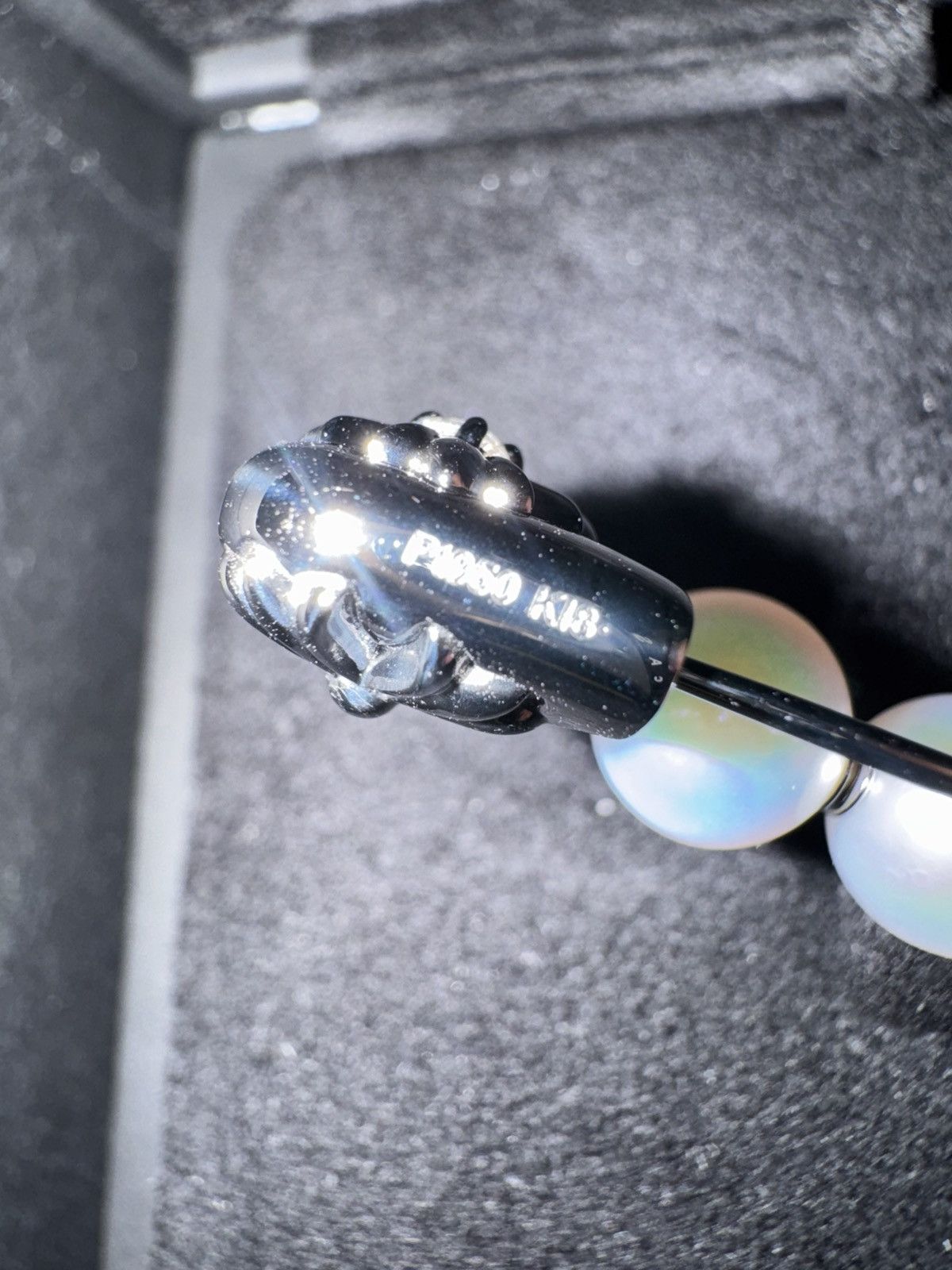 Chrome Hearts Chrome hearts x mikimoto safetypin Size ONE SIZE - 8 Thumbnail