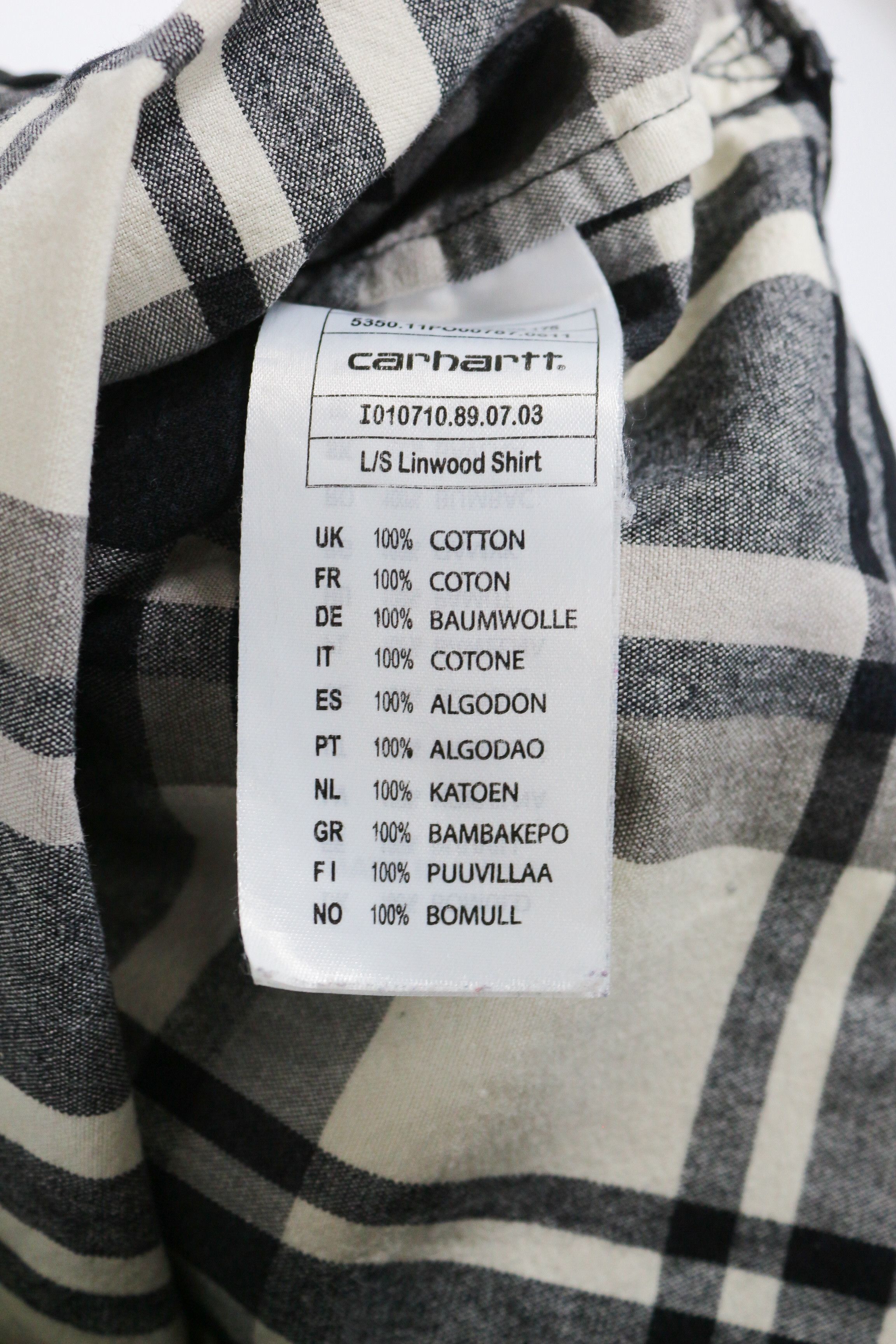 Carhartt Vintage Carhartt Linwood Plaid Check Shirt Size US L / EU 52-54 / 3 - 5 Thumbnail