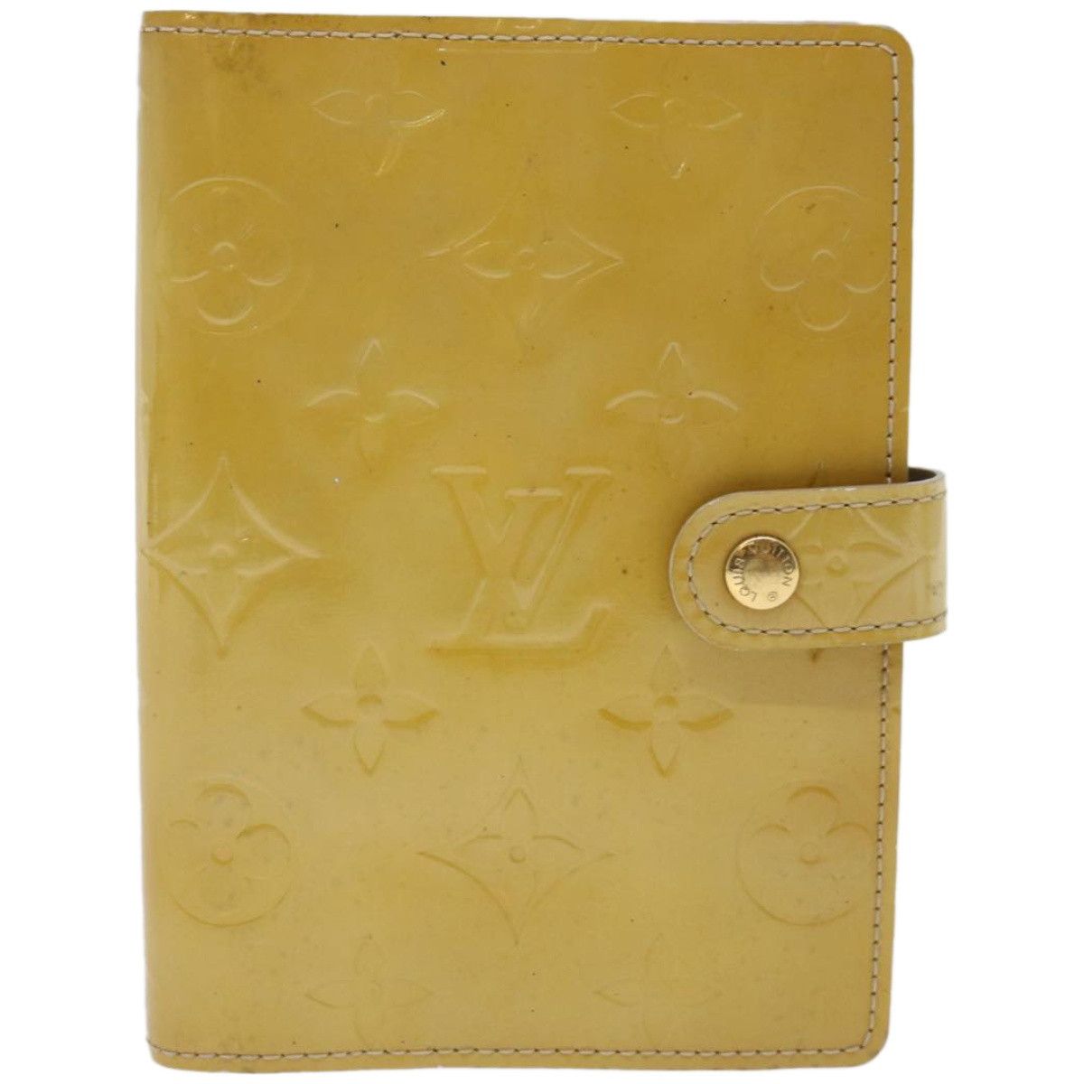 Louis Vuitton Agenda Pm Yellow Patent Leather Wallet (Pre-Owned) Size ONE SIZE - 1 Thumbnail