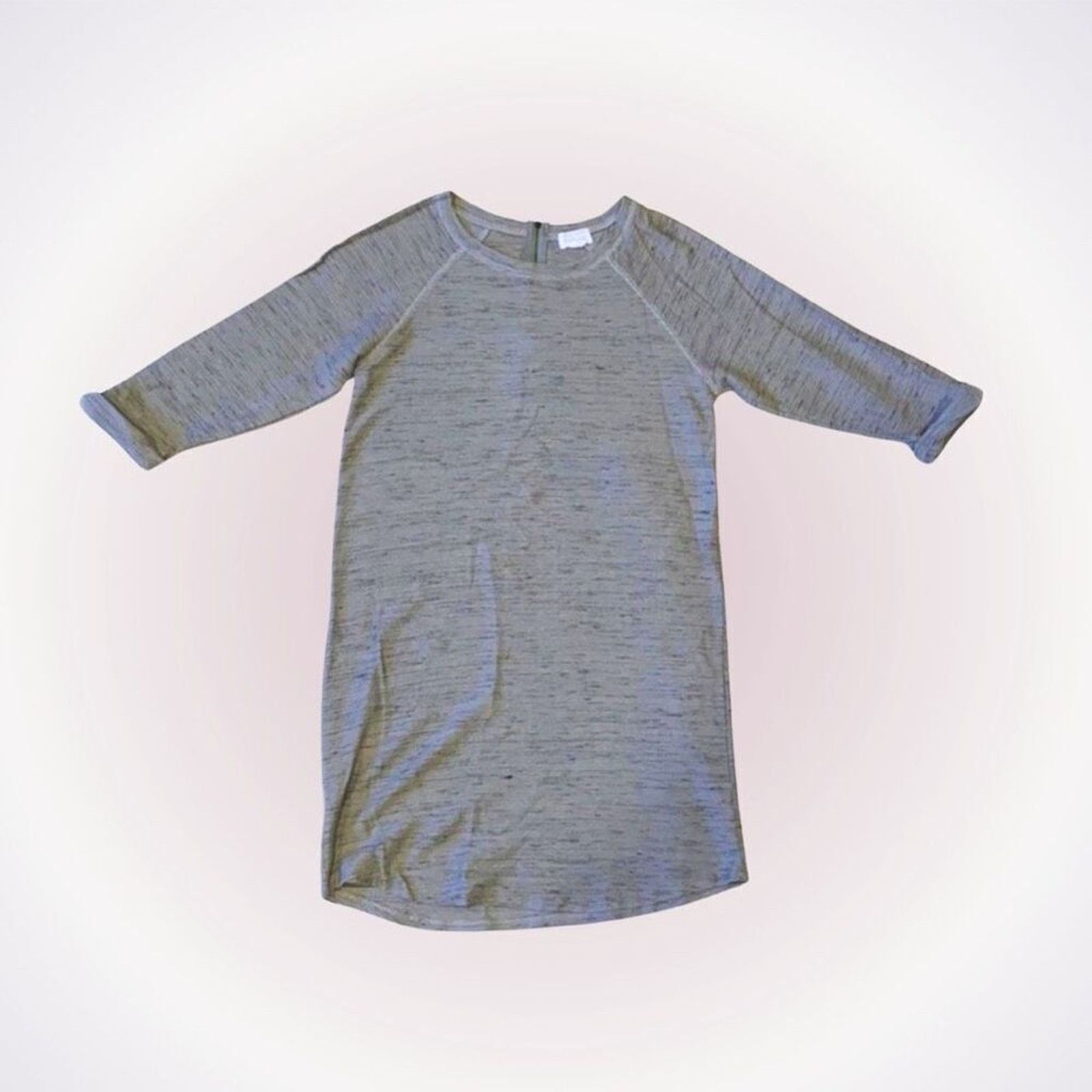 Other Caslon Textured Gray Long Sleeve Dress | Sz S Size S / US 4 / IT 40 - 1 Thumbnail