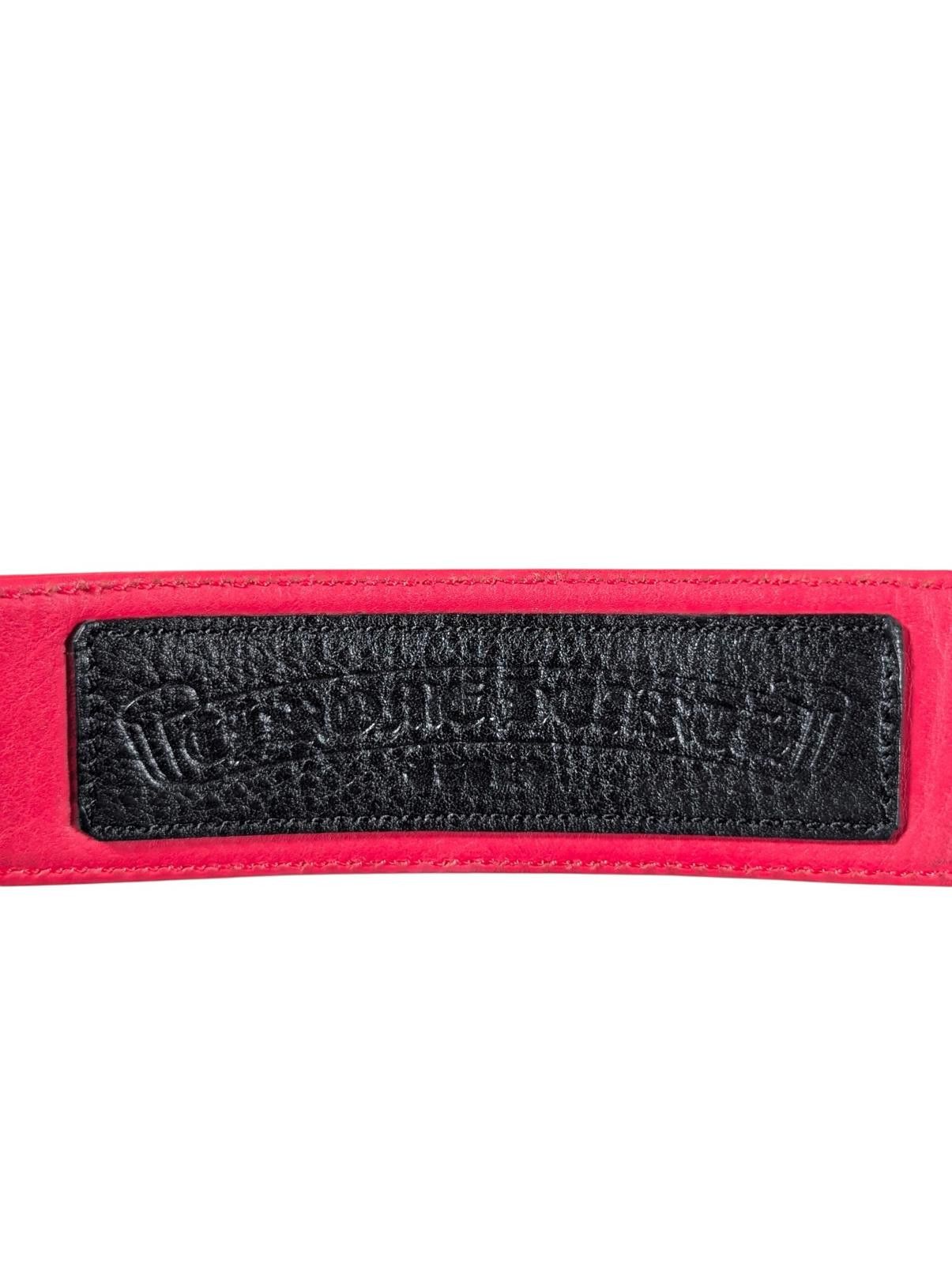 Chrome Hearts Red Gunslinger Belt Size ONE SIZE - 7 Thumbnail