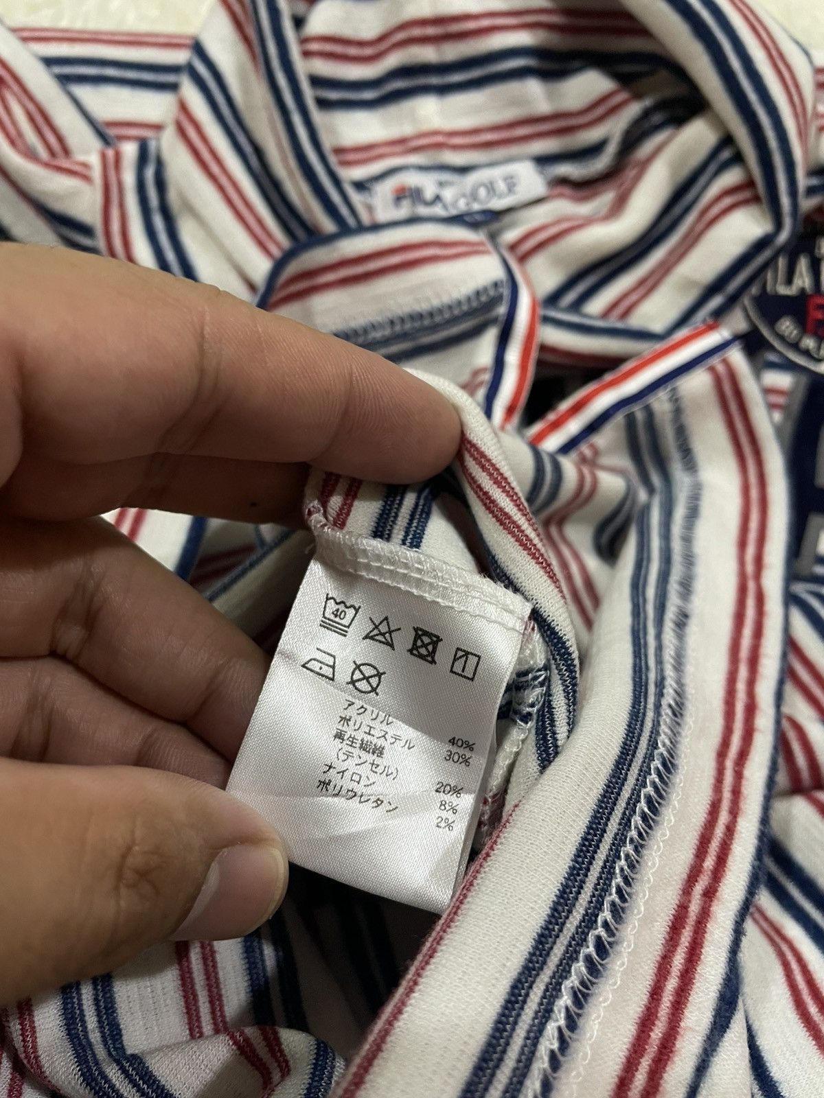 Fila Fila Golf Turtleneck Stripe Tshirt Size US L / EU 52-54 / 3 - 4 Thumbnail
