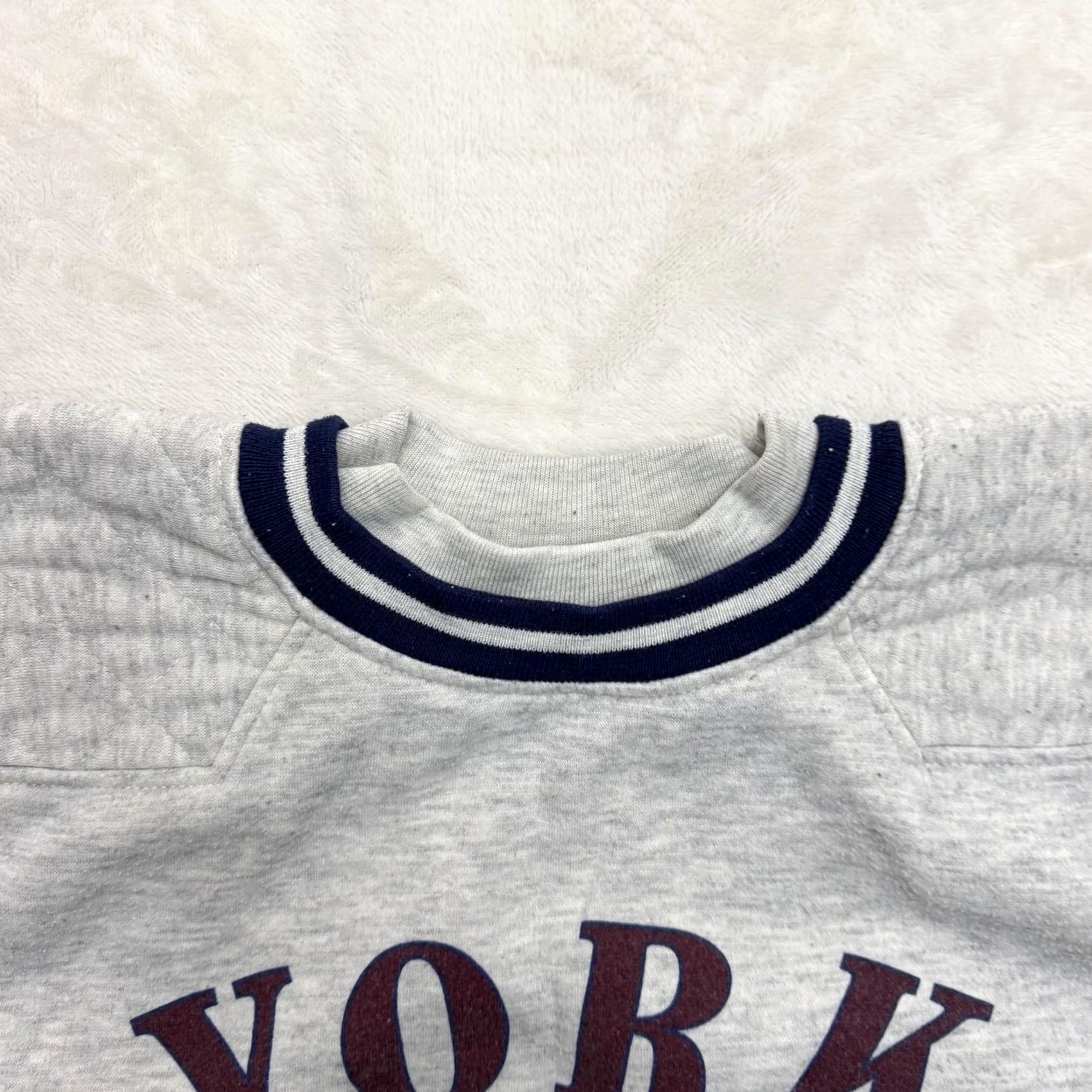 Vintage VINTAGE Gear For Sports York College Sweatshirt Mens Large Gray Crewneck Fleece Size US L / EU 52-54 / 3 - 3 Thumbnail