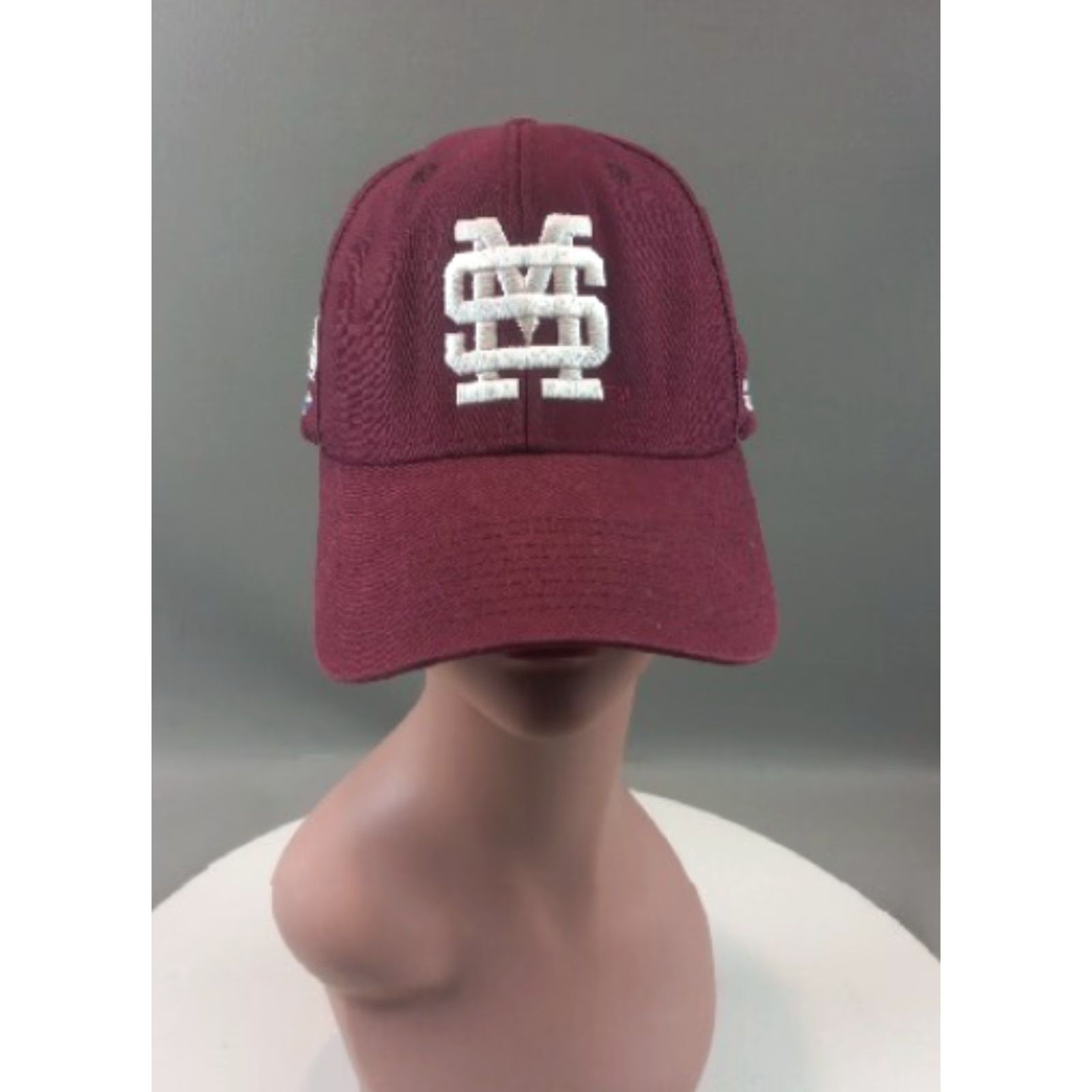 Adidas Adidas Baseball Cap MSU Miss State Univ 2013 CWS Maroon Hook & Loop Adjustable Men One Size Cap Size ONE SIZE - 2 Thumbnail