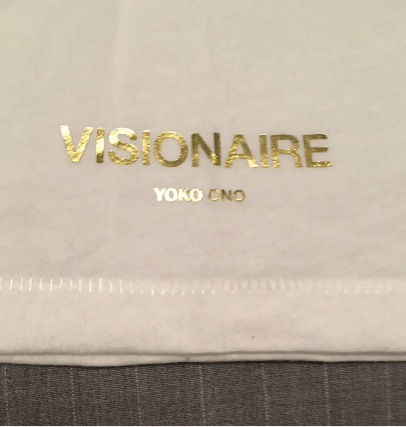 Gap × Visionaire Publications VISIONAIRE x GAP YOKO ONO GOLD T Shirt NEW! Size US M / EU 48-50 / 2 - 4 Thumbnail