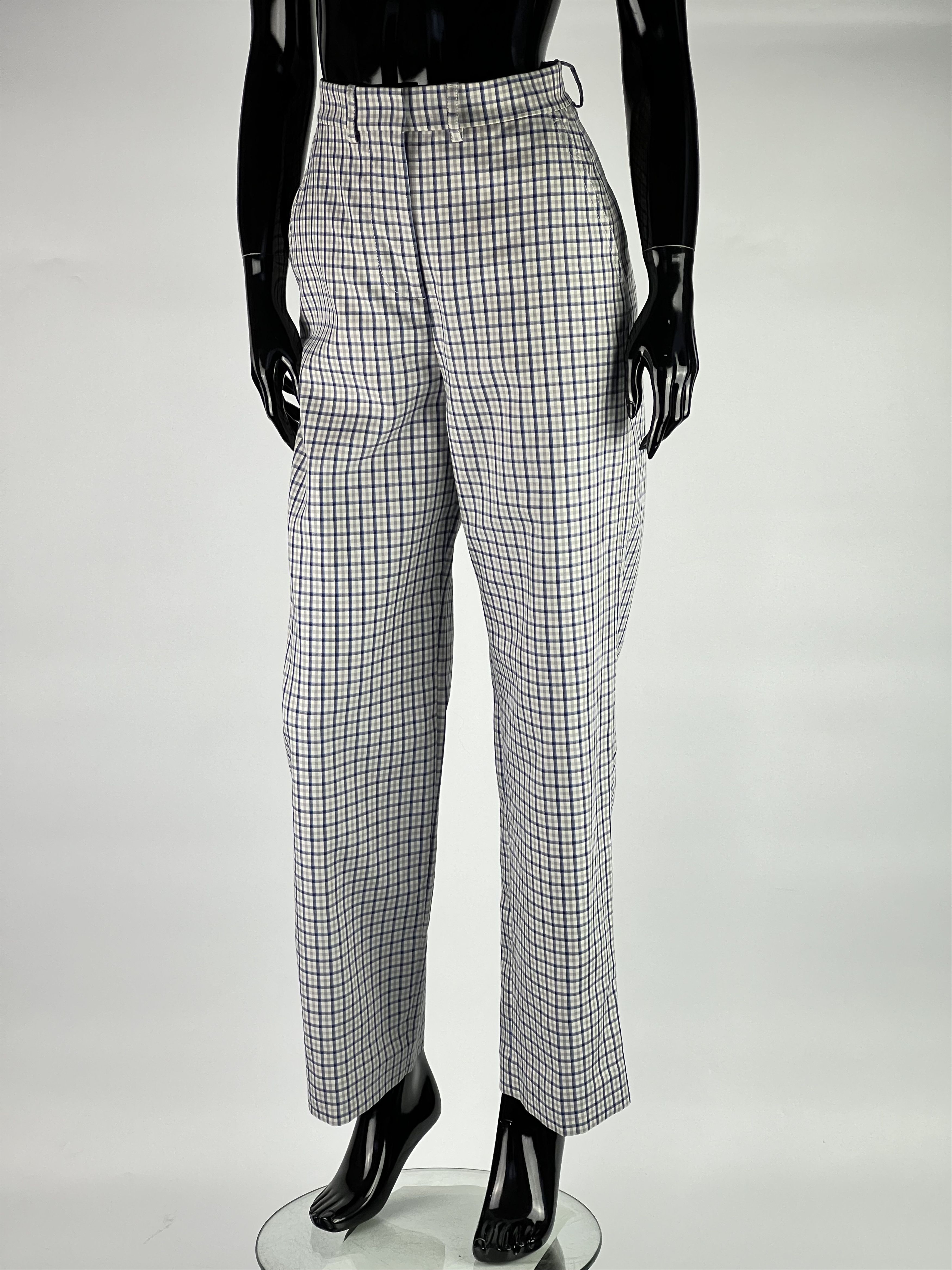 Arket Arket Women's Plaid Cotton Pants Size 34/XS Size 26" / US 2 / IT 38 - 1 Thumbnail