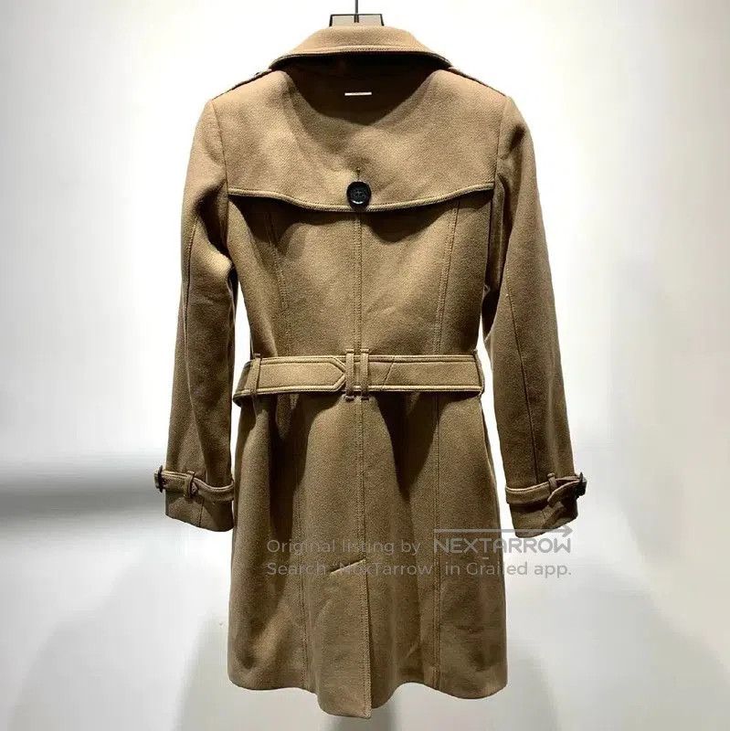 Burberry Burberry Khaki Wool Women's Coat. Size XXS / US 00 / IT 34 - 2 Thumbnail