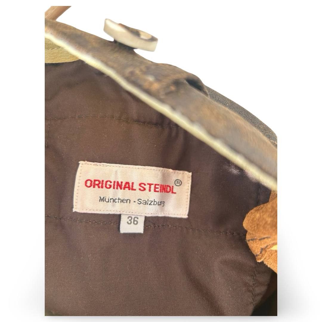 Leather steindl trachten leather short #319 Size 28" / US 6 / IT 42 - 3 Thumbnail