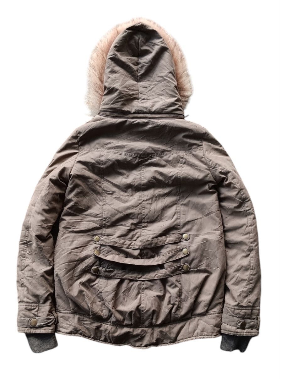 Murua fur racoon hoodie ifsixwasnine style jkt