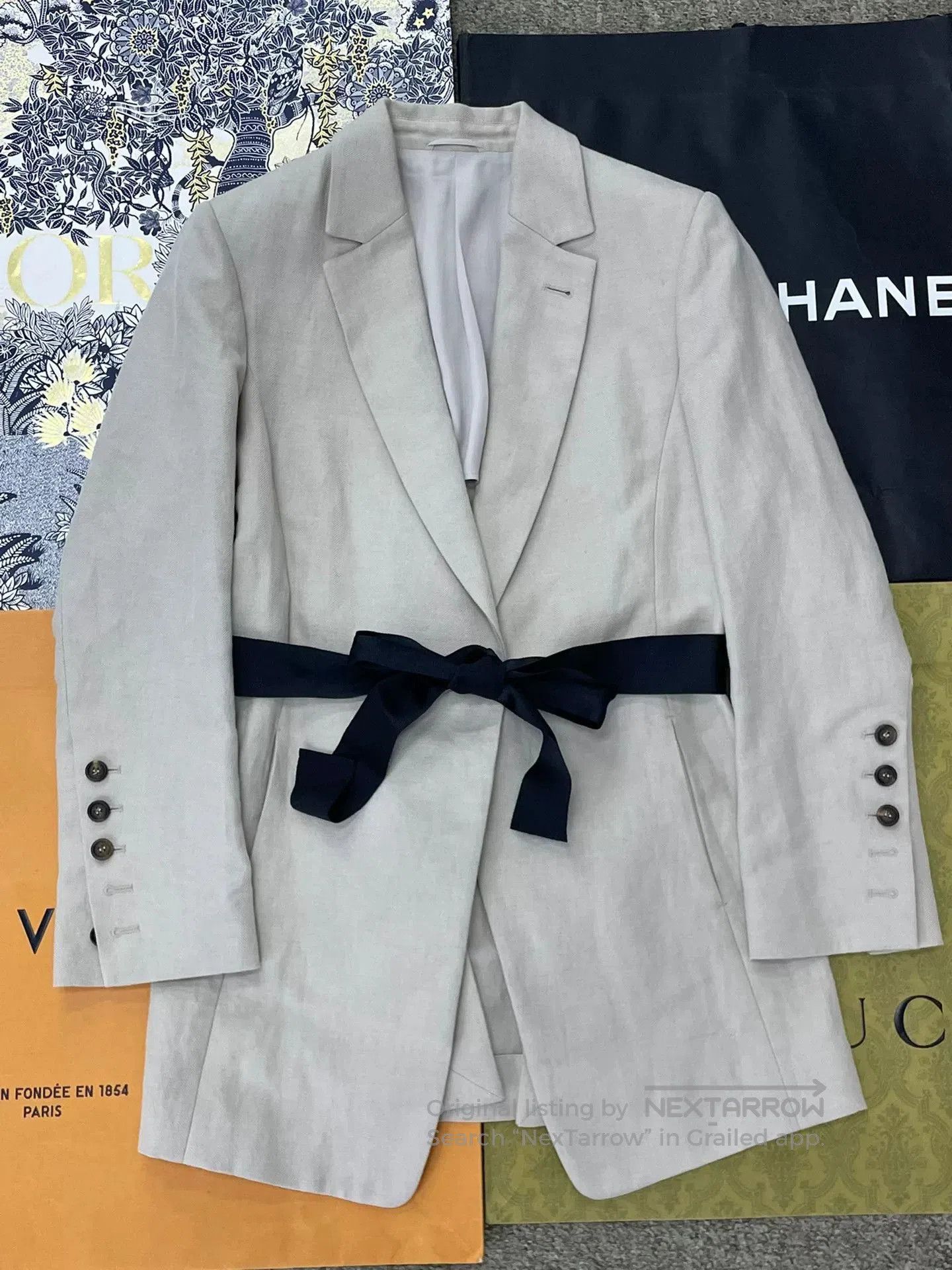 Brunello Cucinelli Brunello Cucinelli Beaded Collar Blazer. Size US M / EU 48-50 / 2 - 1 Thumbnail