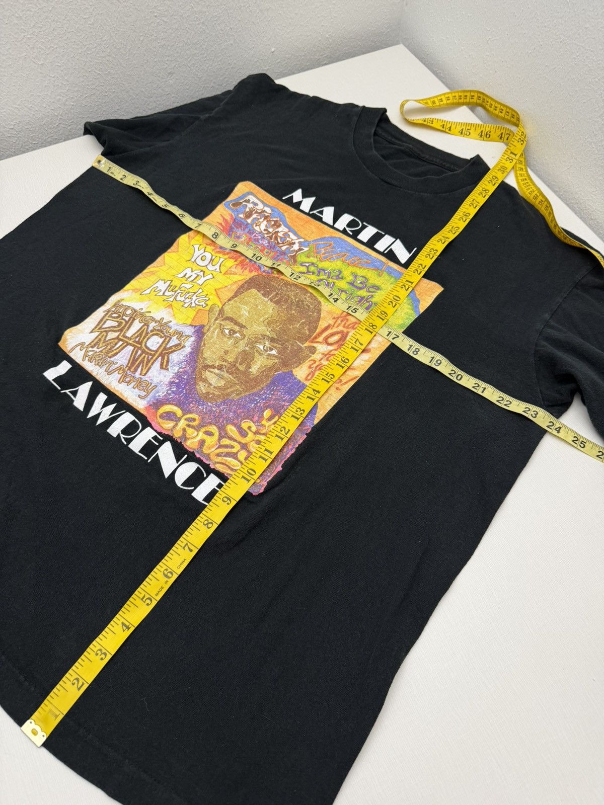 Rap Tees Vintage 90s Martin Lawrence Tee XL HBO Sitcom Promo Rap Tee Size US XL / EU 56 / 4 - 4 Thumbnail