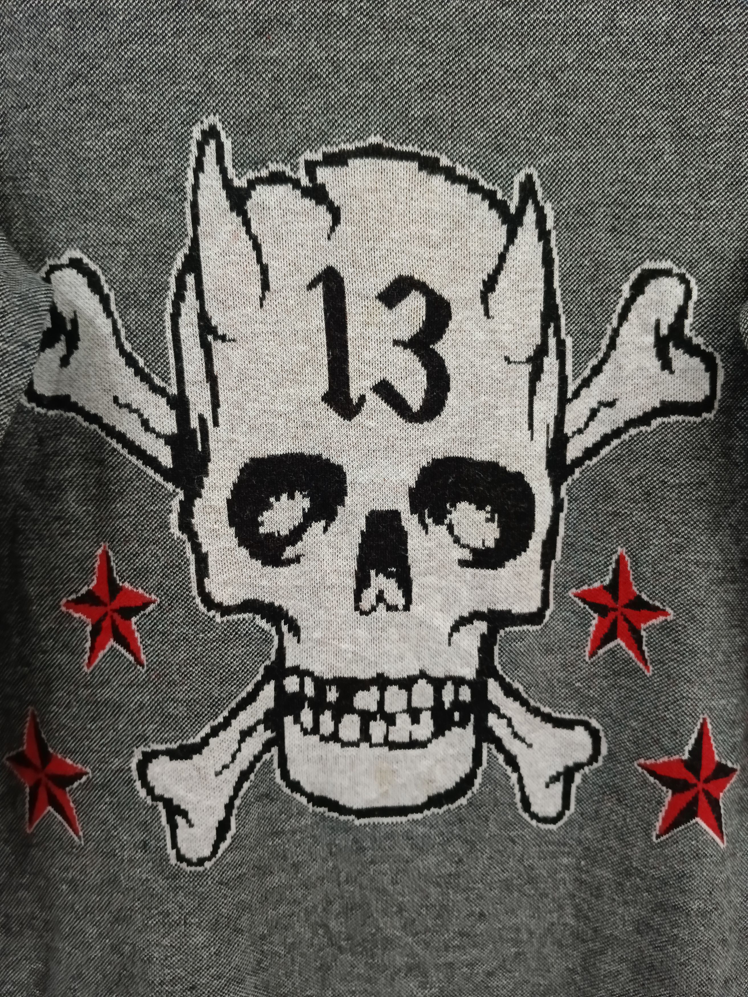 Other DEVIL 👿 CROSSBONE LUCKY 13 LONG SLEEVE Size US S / EU 44-46 / 1 - 5 Thumbnail