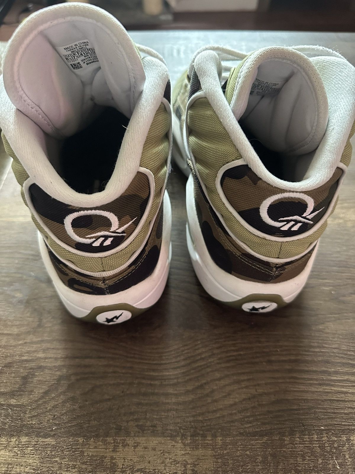 Bape × Reebok Reebok ‘Question Mid’ Bape Size US 8.5 / EU 41-42 - 4 Thumbnail
