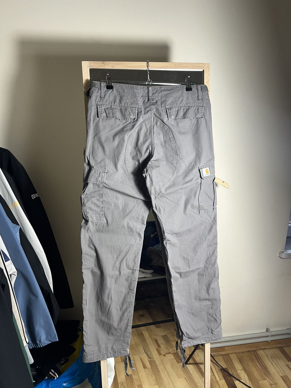 Carhartt Vintage Cargo Pants Grey Workwear Utility Aviation