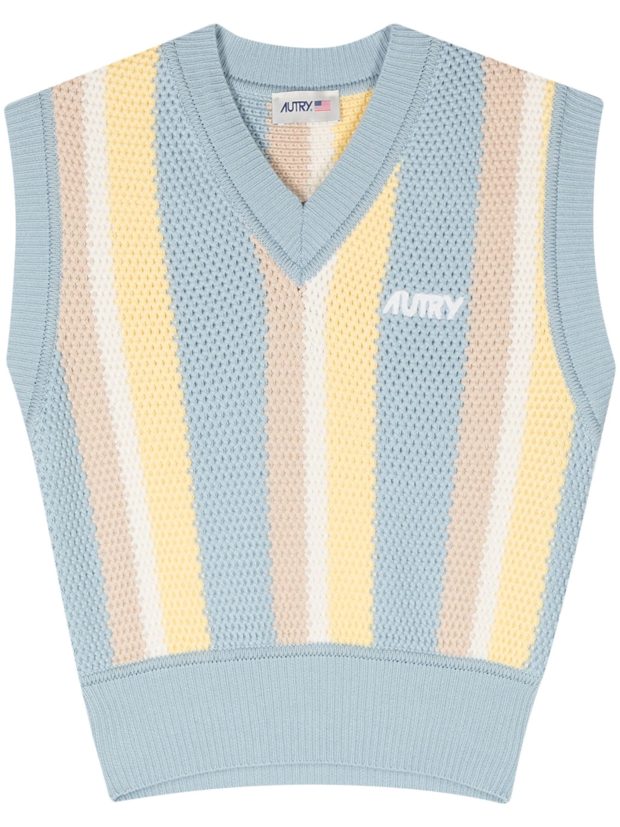 AUTRY o1y0725 Logo Sleeveless Sweater in Multicolor Size M / US 6-8 / IT 42-44 - 1 Thumbnail