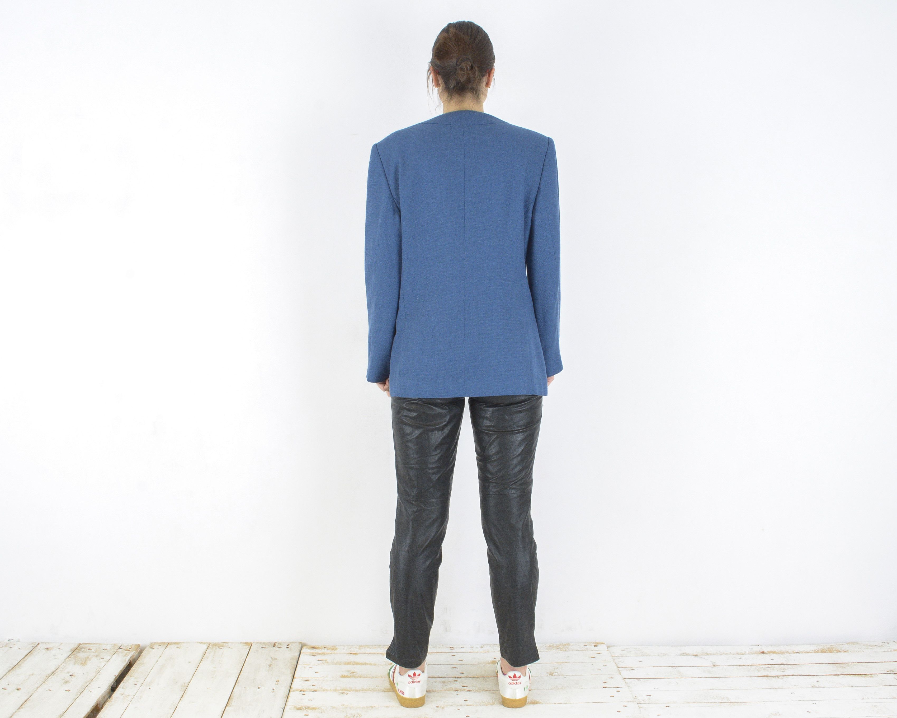 Julius × Vintage Julius Lang L Wool Blazer Jacket Coat Padded Shoulders Size L / US 10 / IT 46 - 5 Thumbnail