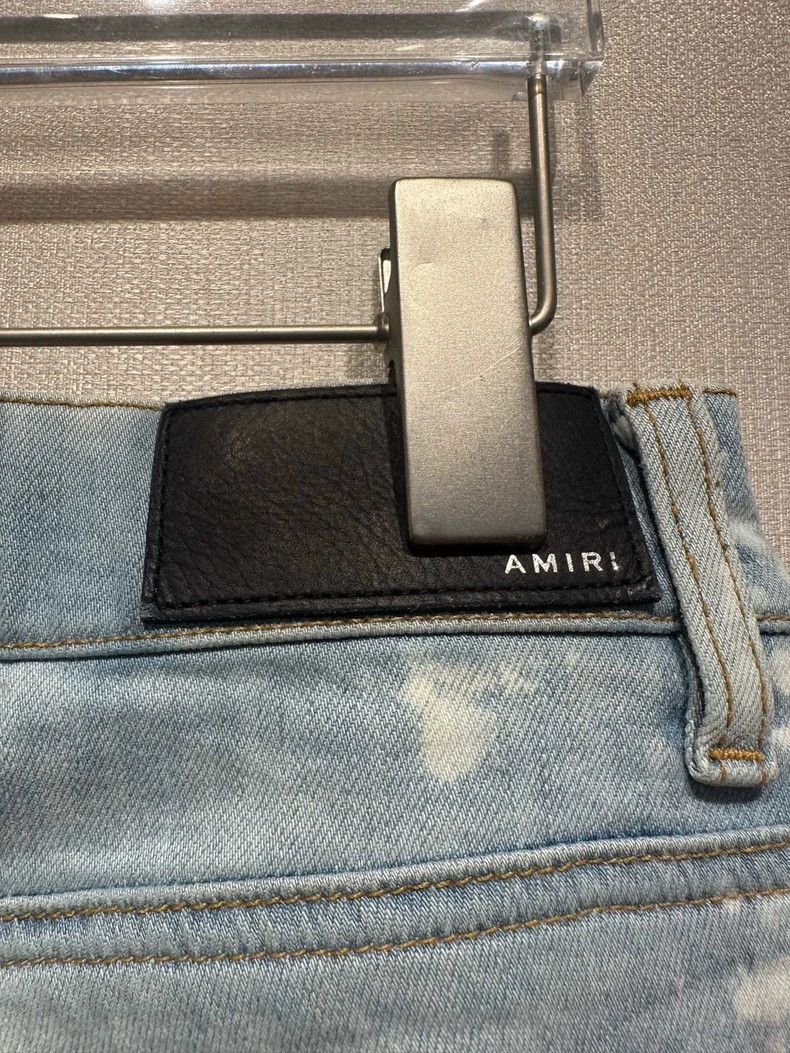 Amiri Amiri Emile Paint Splatter Destroyed Jeans Size US 32 / EU 48 - 5 Thumbnail