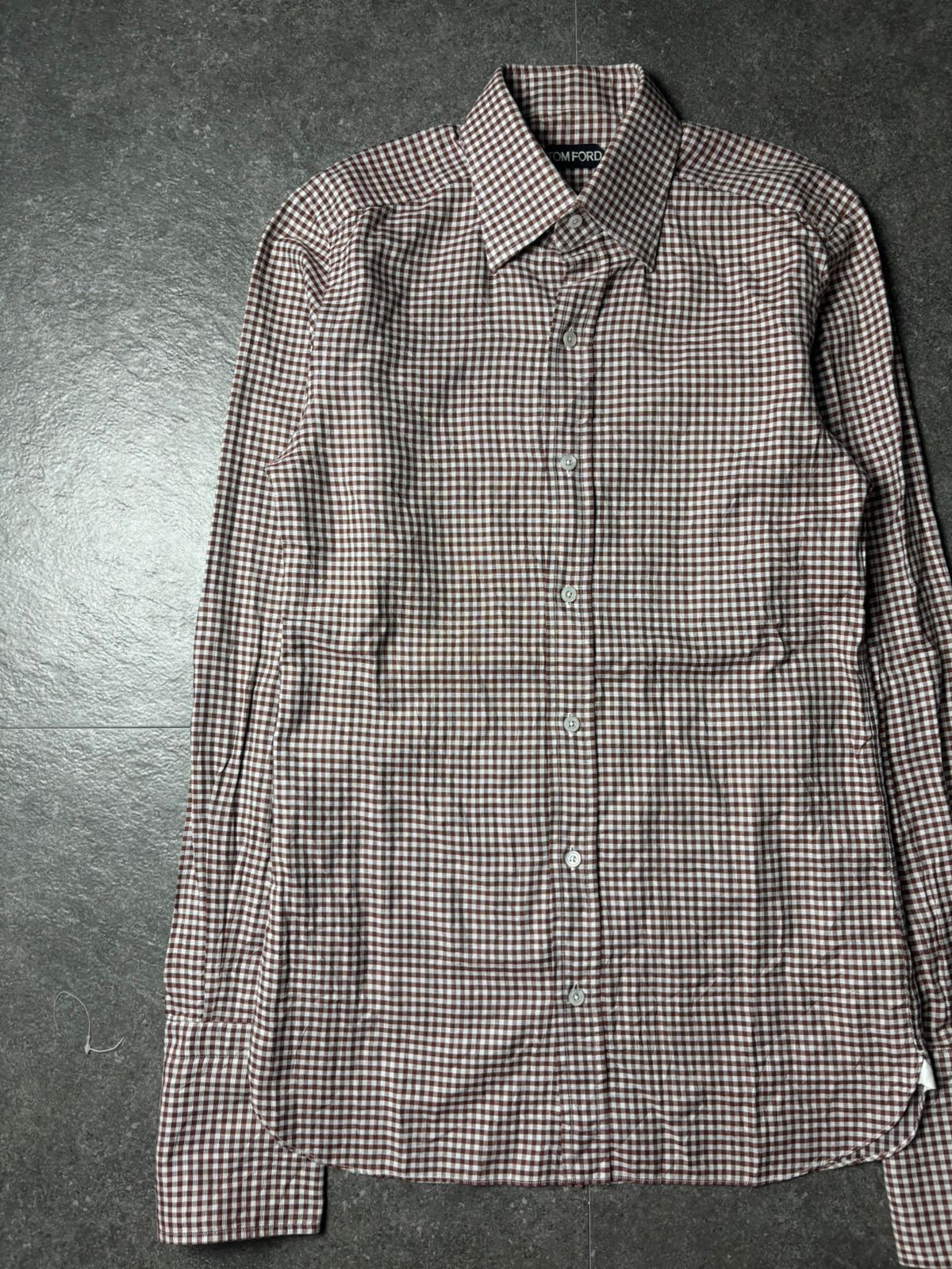 Tom Ford 2000s Tom Ford Plaid Button-Up Shirt Size US S / EU 44-46 / 1 - 2 Thumbnail