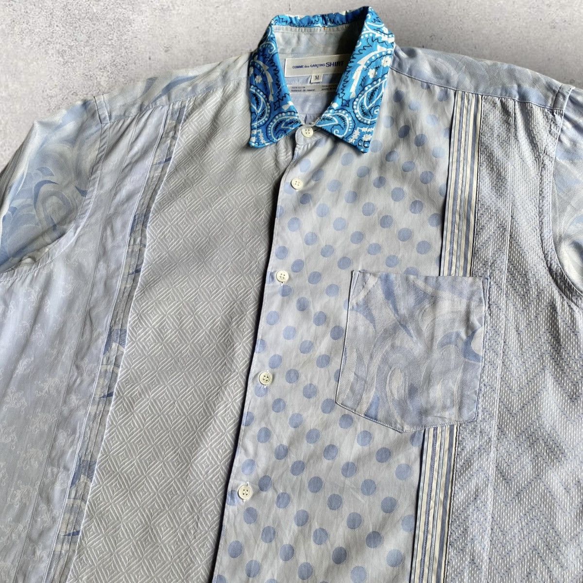 Comme des Garcons Mix Pattern Oversize Shirt Size US M / EU 48-50 / 2 - 5 Thumbnail