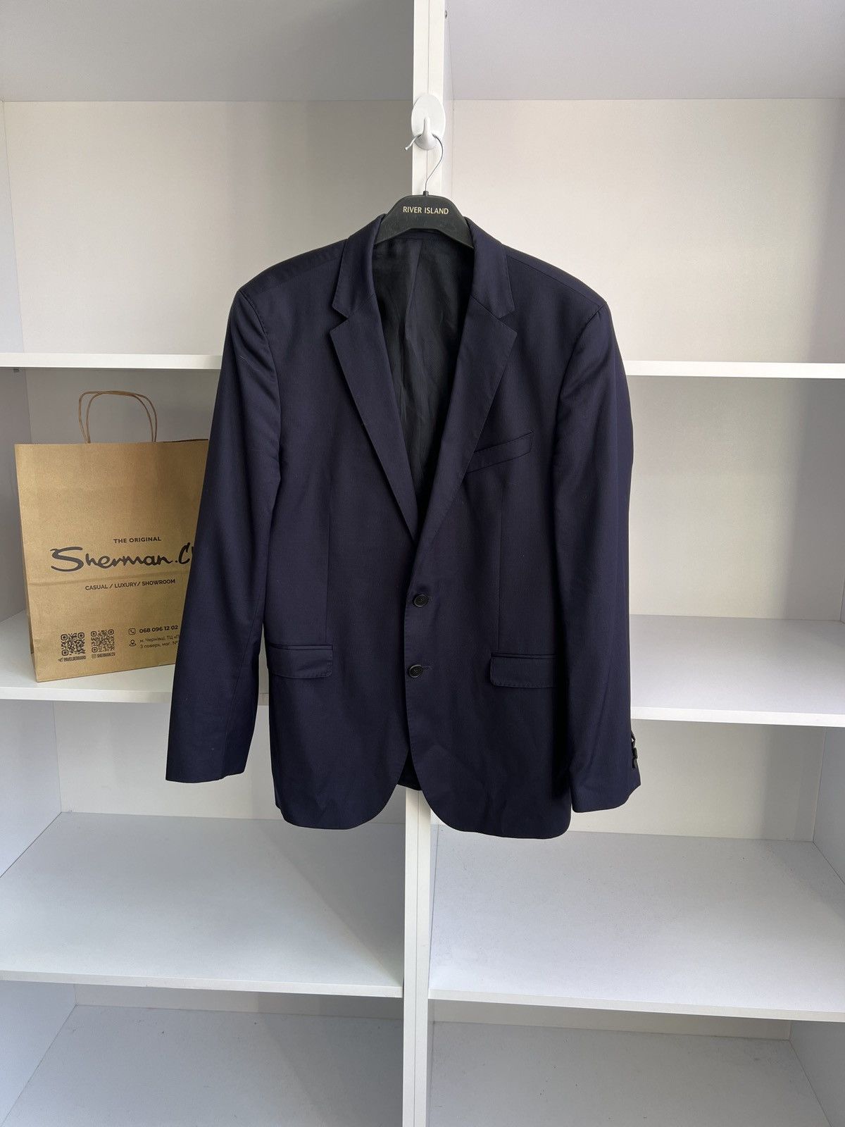 Hugo Boss × Vintage Vintage Hugo Boss Luxury Old Money Style Suit Size 52S - 2 Thumbnail