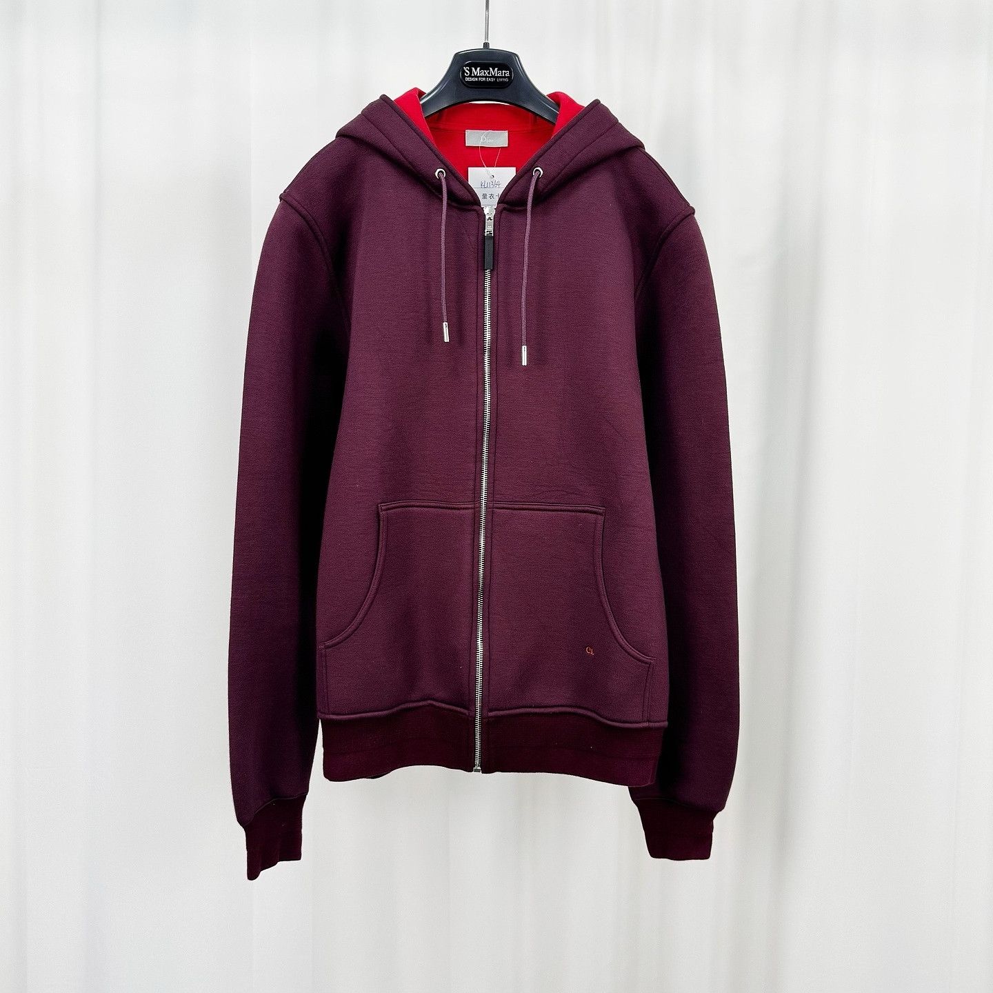 Dior × ERL Dior x ERL Tartan Zip Sweatshirt Purple | Grailed