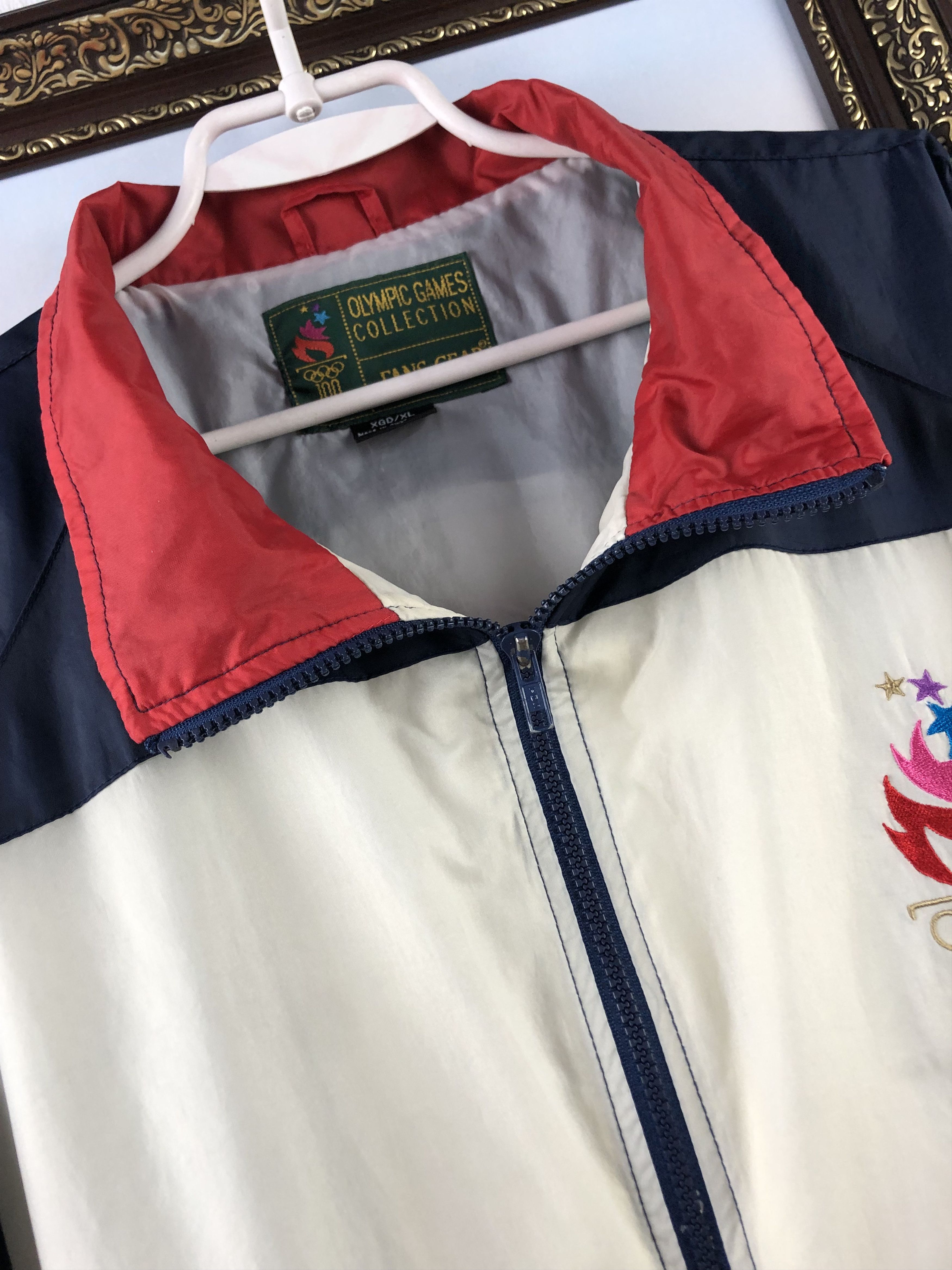Vintage Vintage Atlanta 1996 USA Olympics Windbreaker Jacket Track Size US XL / EU 56 / 4 - 9 Thumbnail