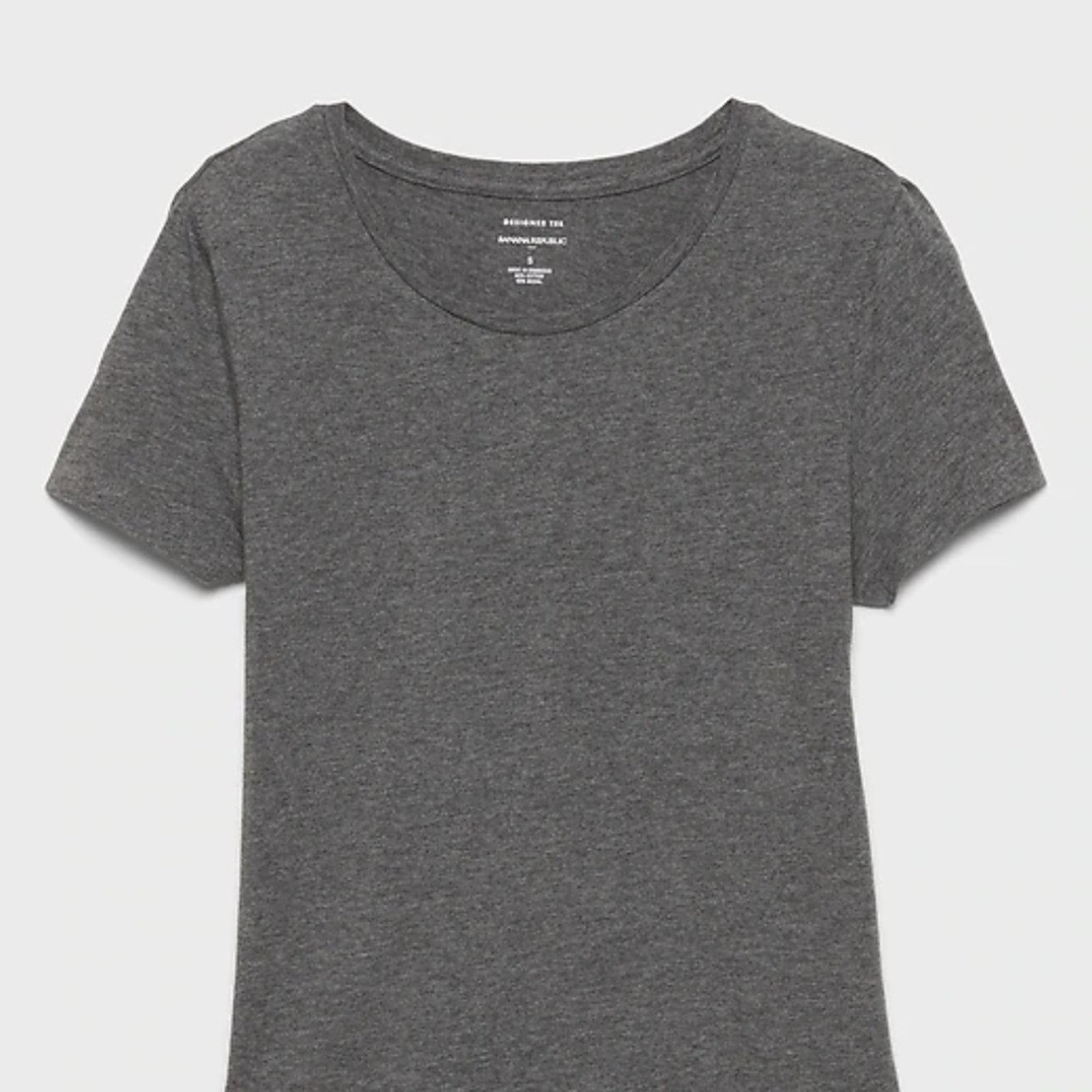 Banana Republic Banana Republic Gray Pleat Flounce Hem Top Size S / US 4 / IT 40 - 12 Thumbnail