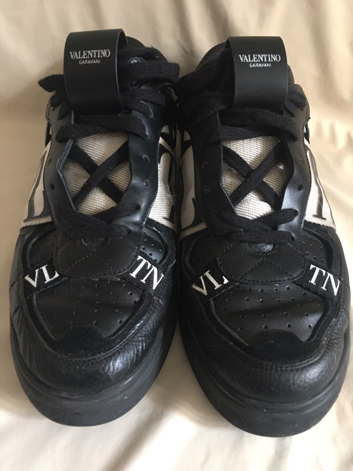 Designer × Valentino Valentino Garavani VL7N Black Leather Sneakers Size EU 41 Size US 8 / EU 41 - 6 Thumbnail