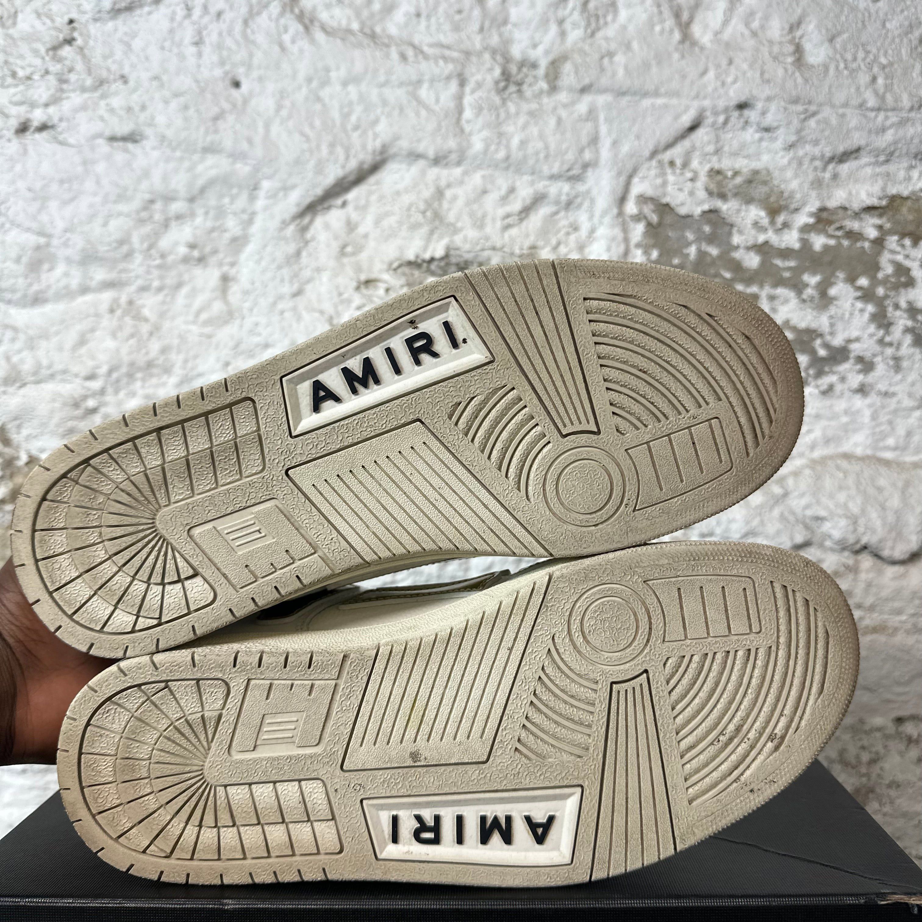 Amiri Amiri Gold Skeleton White Sneaker Sz 10 (43) Size US 10 / EU 43 - 6 Thumbnail
