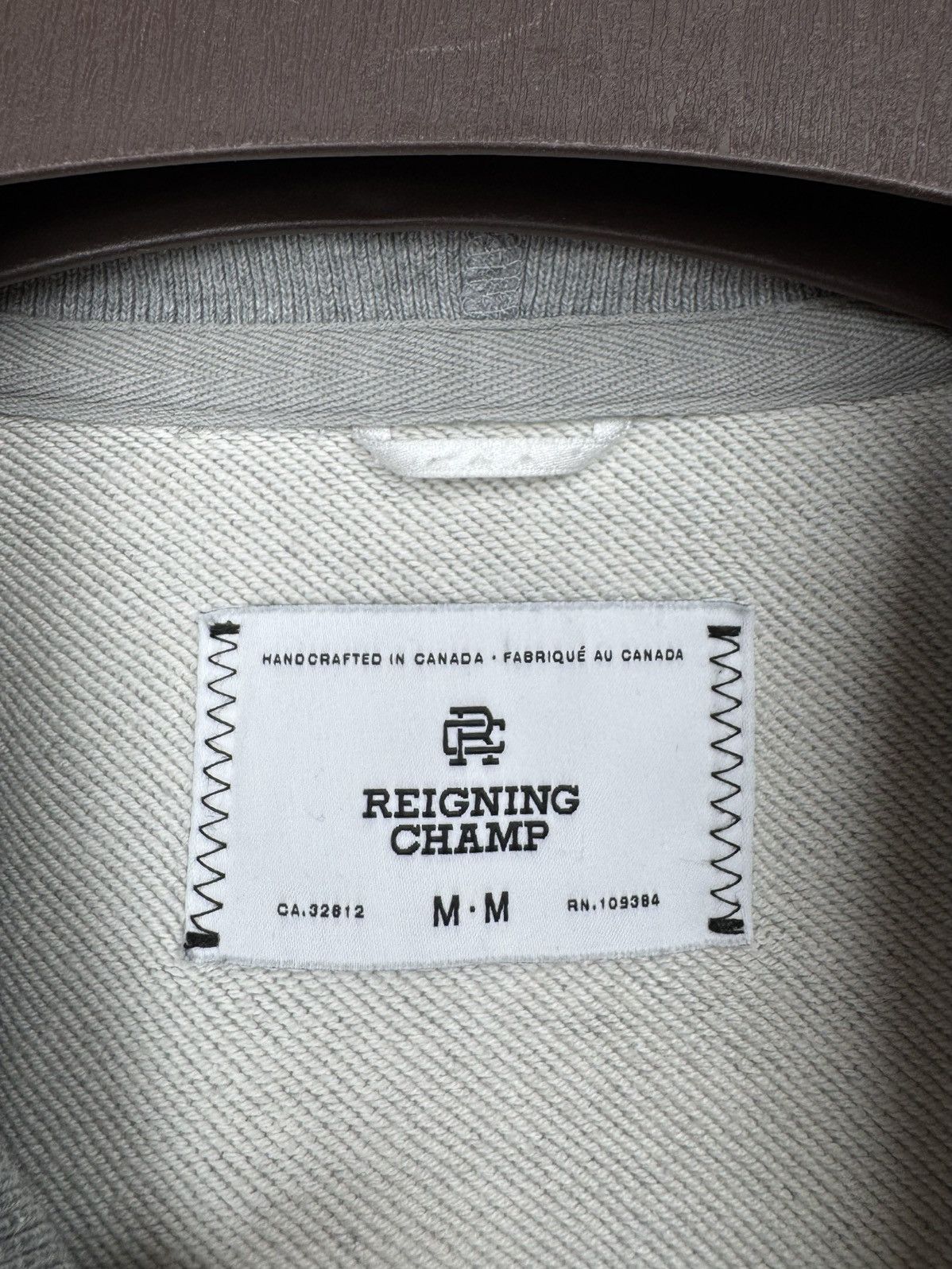 Reigning Champ Reigning Champ Hoodie Gray Pullover Sweatshirt French Terry Size US M / EU 48-50 / 2 - 10 Thumbnail