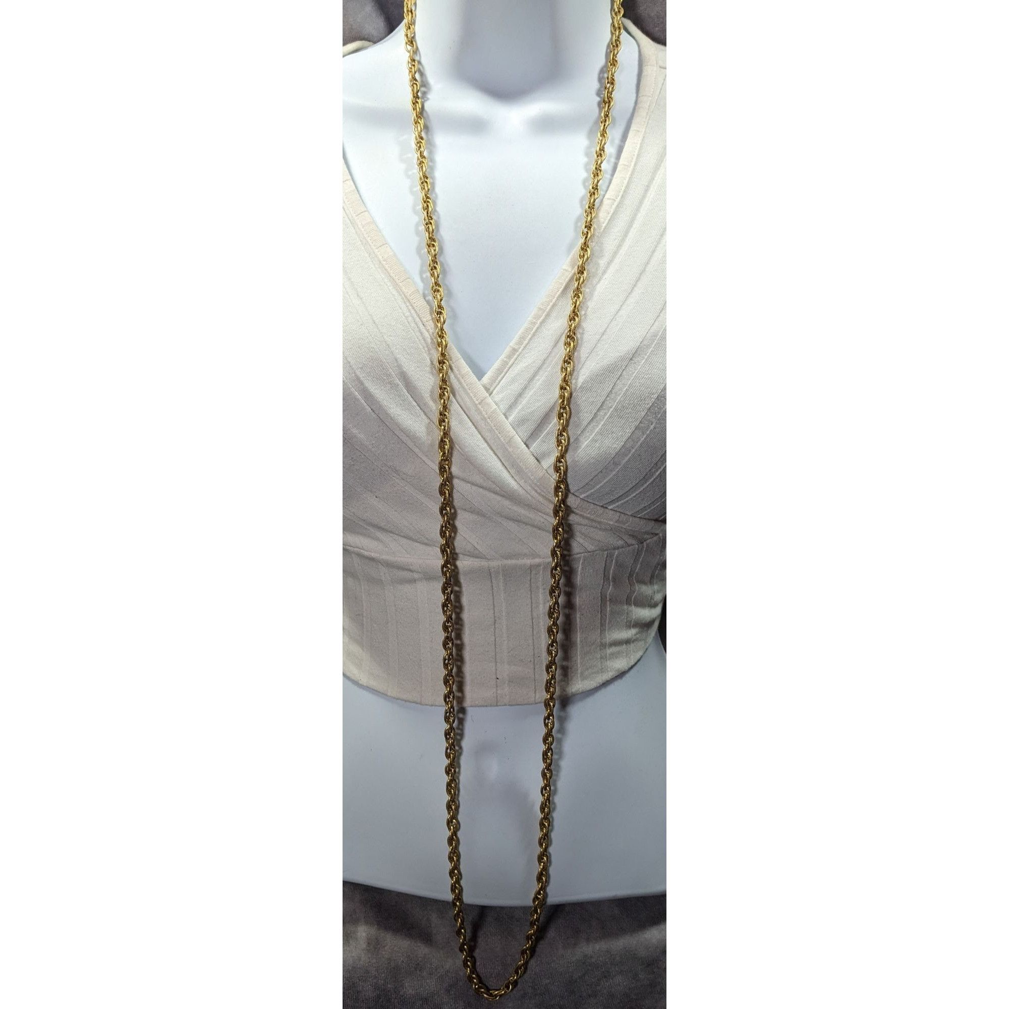 Other Classic Lightweight Gold Tone Chain Necklace Size ONE SIZE - 5 Thumbnail