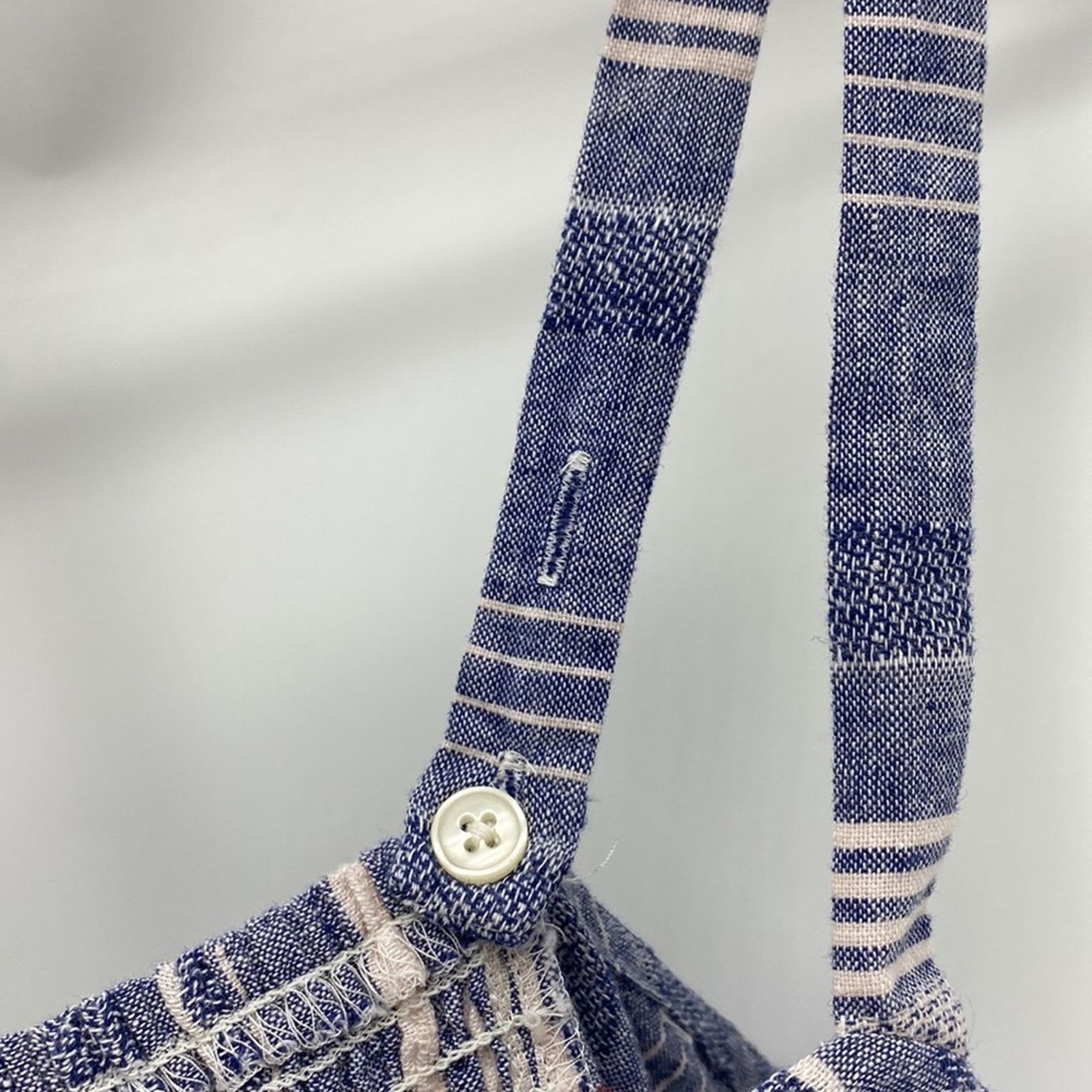 Express Express linen adjustable strap bohemian summer cropped top Size L / US 10 / IT 46 - 5 Thumbnail