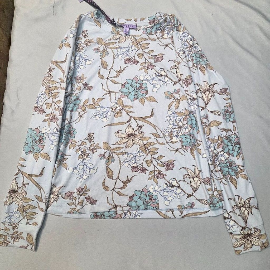 Other HALE BOB sleepwear women's light blue floral PJ-XS-VINTAGE Size XS / US 0-2 / IT 36-38 - 6 Thumbnail