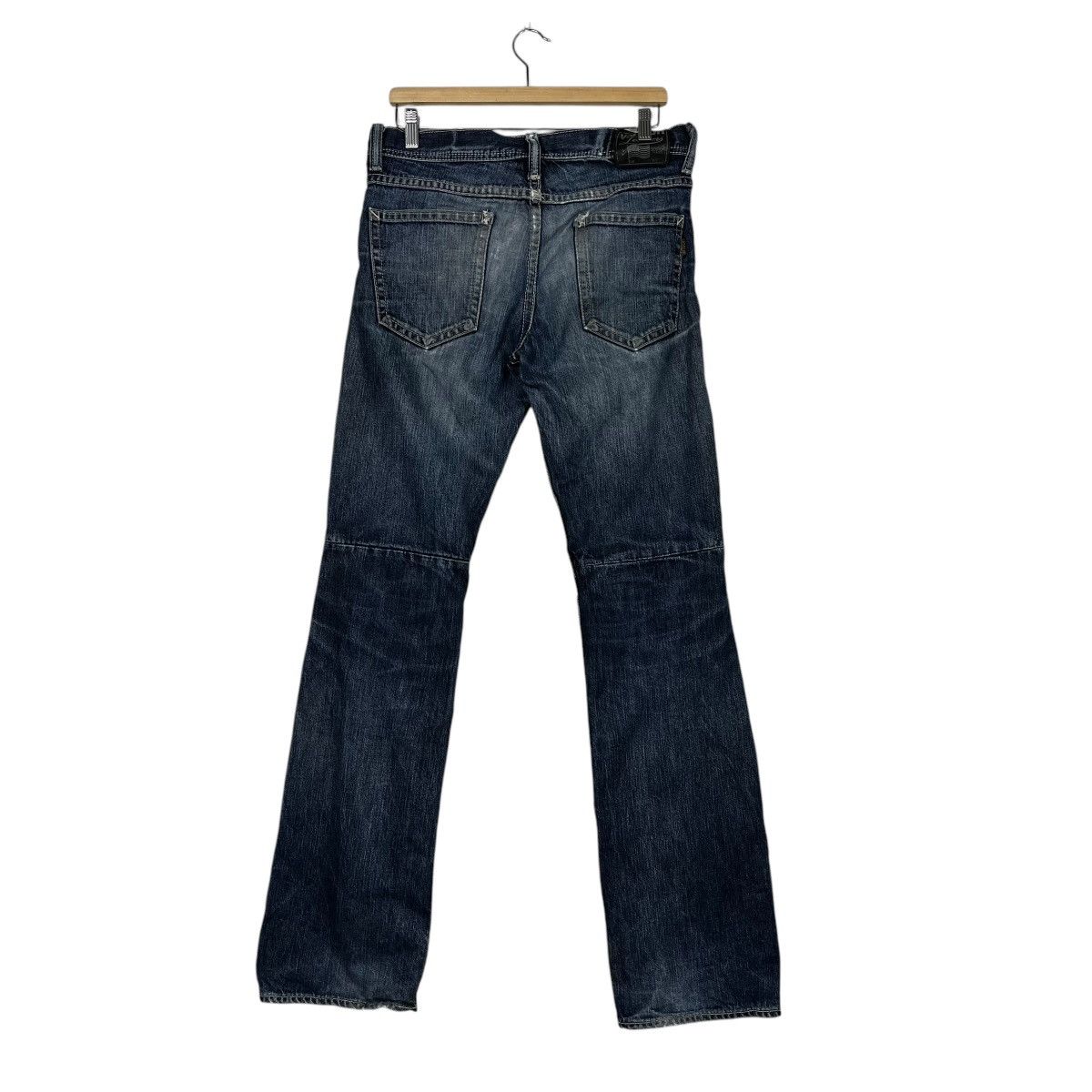Vanson Leathers Vintage Vanson Leather Distressed Biker Jeans Size 32" / US 10 / IT 46 - 7 Thumbnail