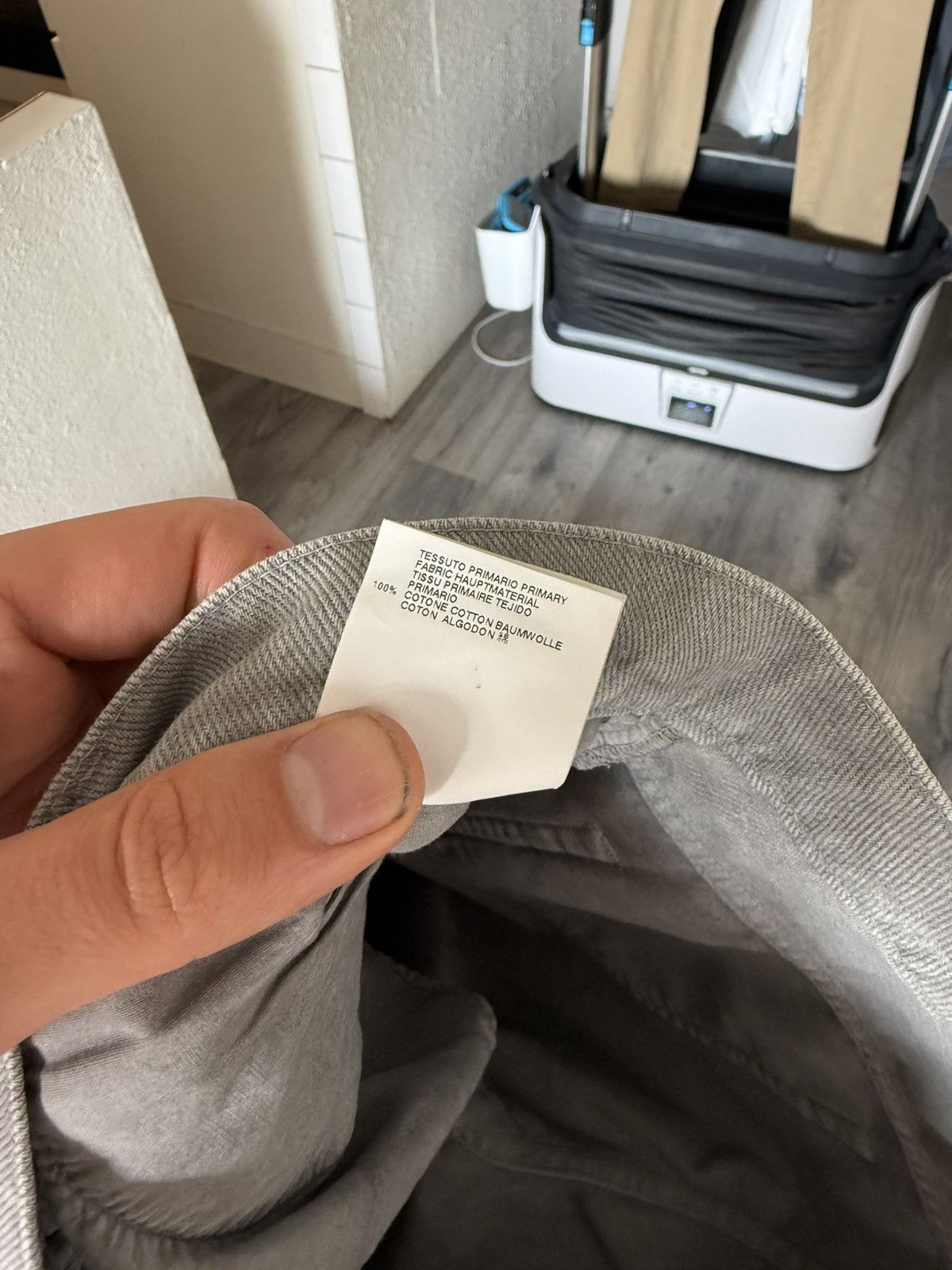 Maison Margiela Grey Washed Jeans with Signature Back Stitching Size US 36 / EU 52 - 13 Thumbnail