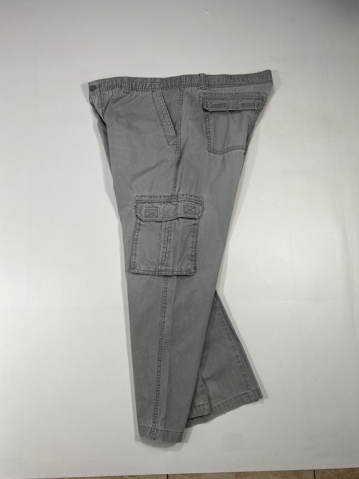 Vintage Vintage 90s Cargo Stonewashed Grey Work Low Rise Pants Size US 38 / EU 54 - 17 Thumbnail