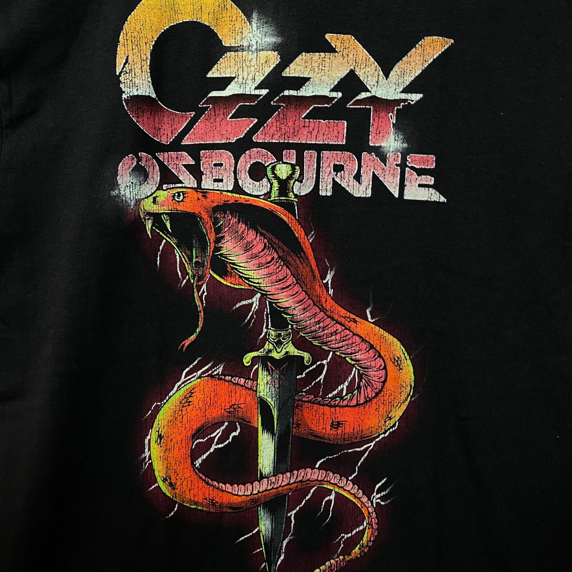 Ozzy Osbourne Ozzy Ozbourne Cobra Graphic Design T-Shirt Medium Size US M / EU 48-50 / 2 - 2 Thumbnail
