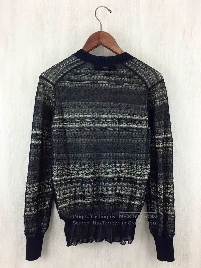 Comme des Garcons Comme Des Garcons Lace Knit Cardigan with Tie Size S / US 4 / IT 40 - 2 Thumbnail