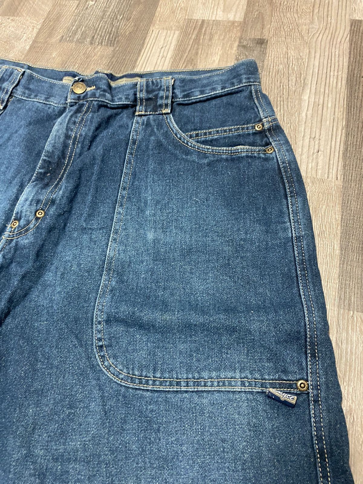 Enyce Vintage Y2K Baggy Enyce Jorts Denim Jean Shorts Carpenter Size US 36 / EU 52 - 3 Thumbnail